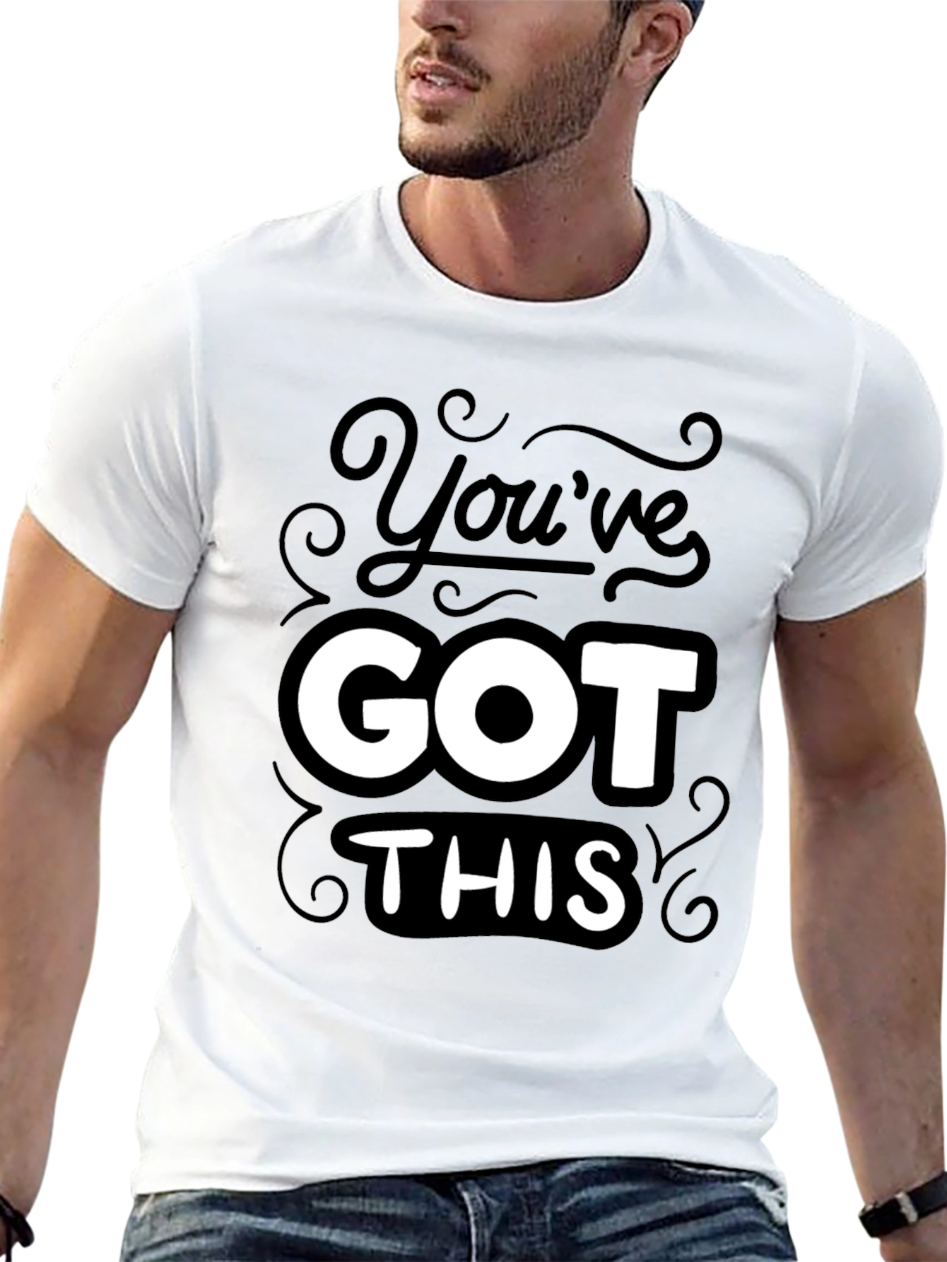 Youve Got This Black Graphic Tee