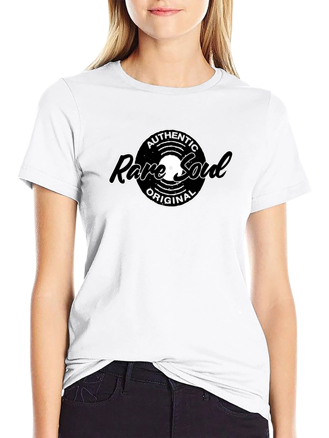 Rare Soul Authentic Original Graphic Tee - Black