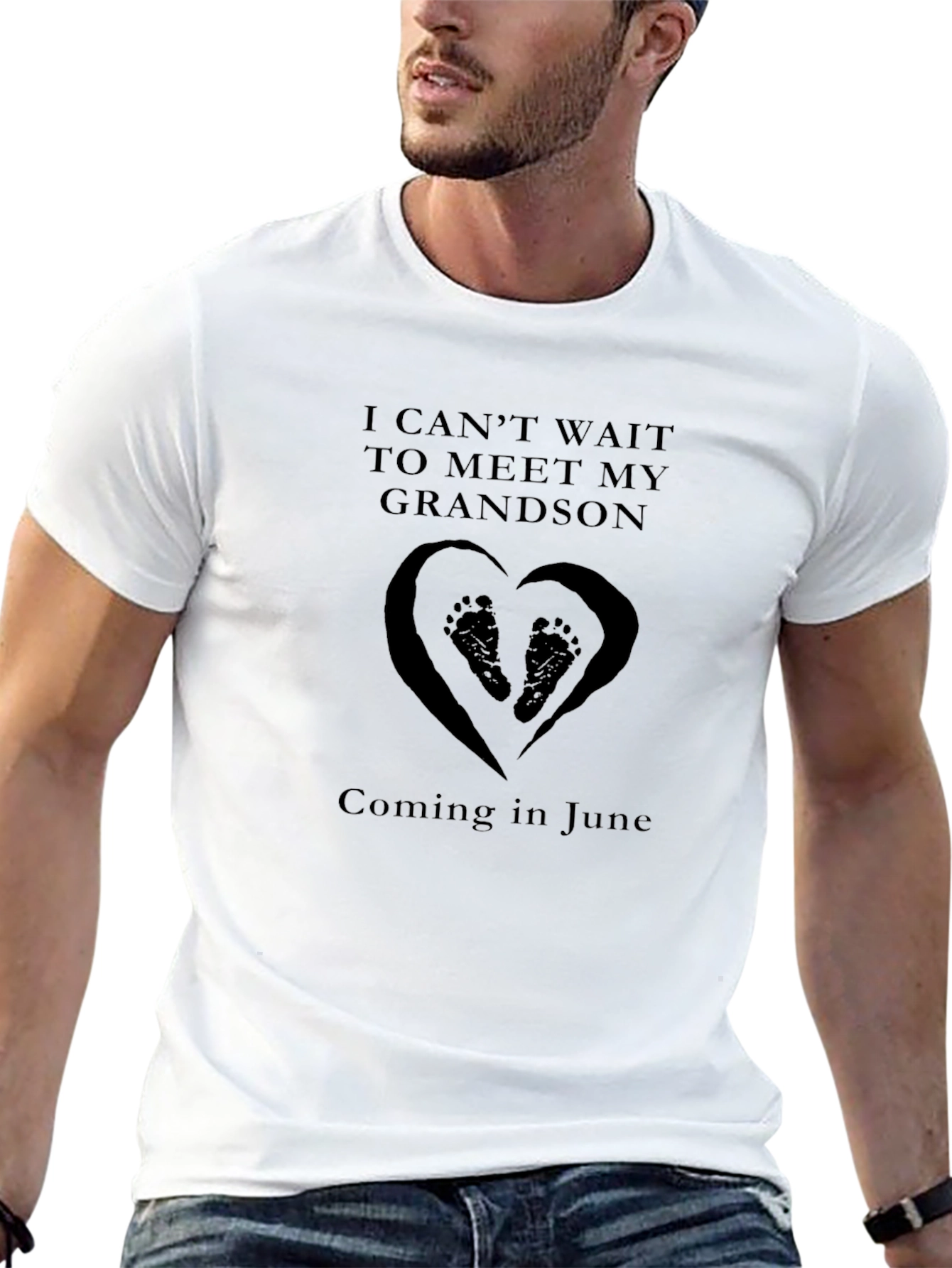 Grandson Announcement T-Shirt - Coming in June!