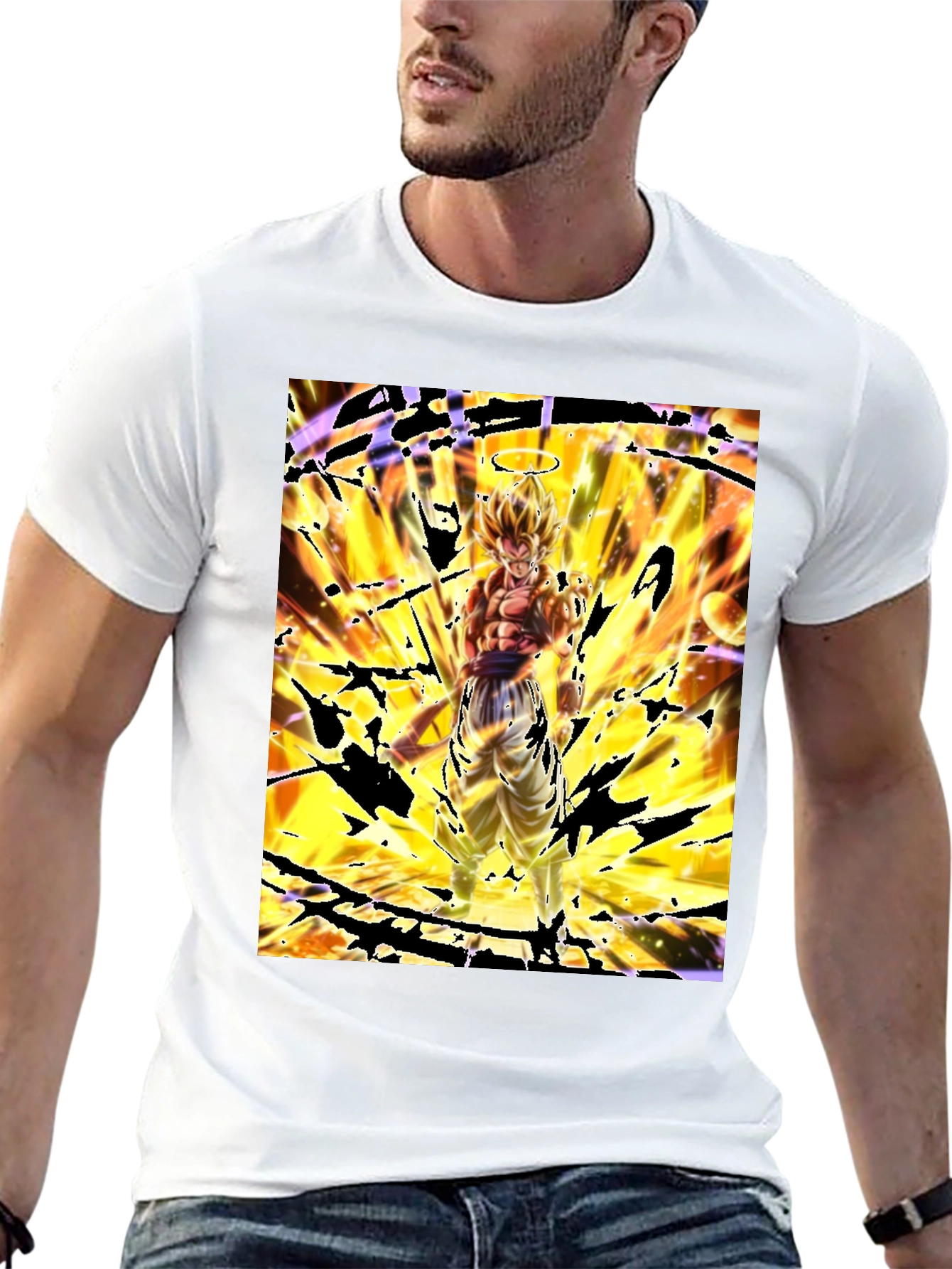 Super Saiyan God Gogeta Graphic T-Shirt