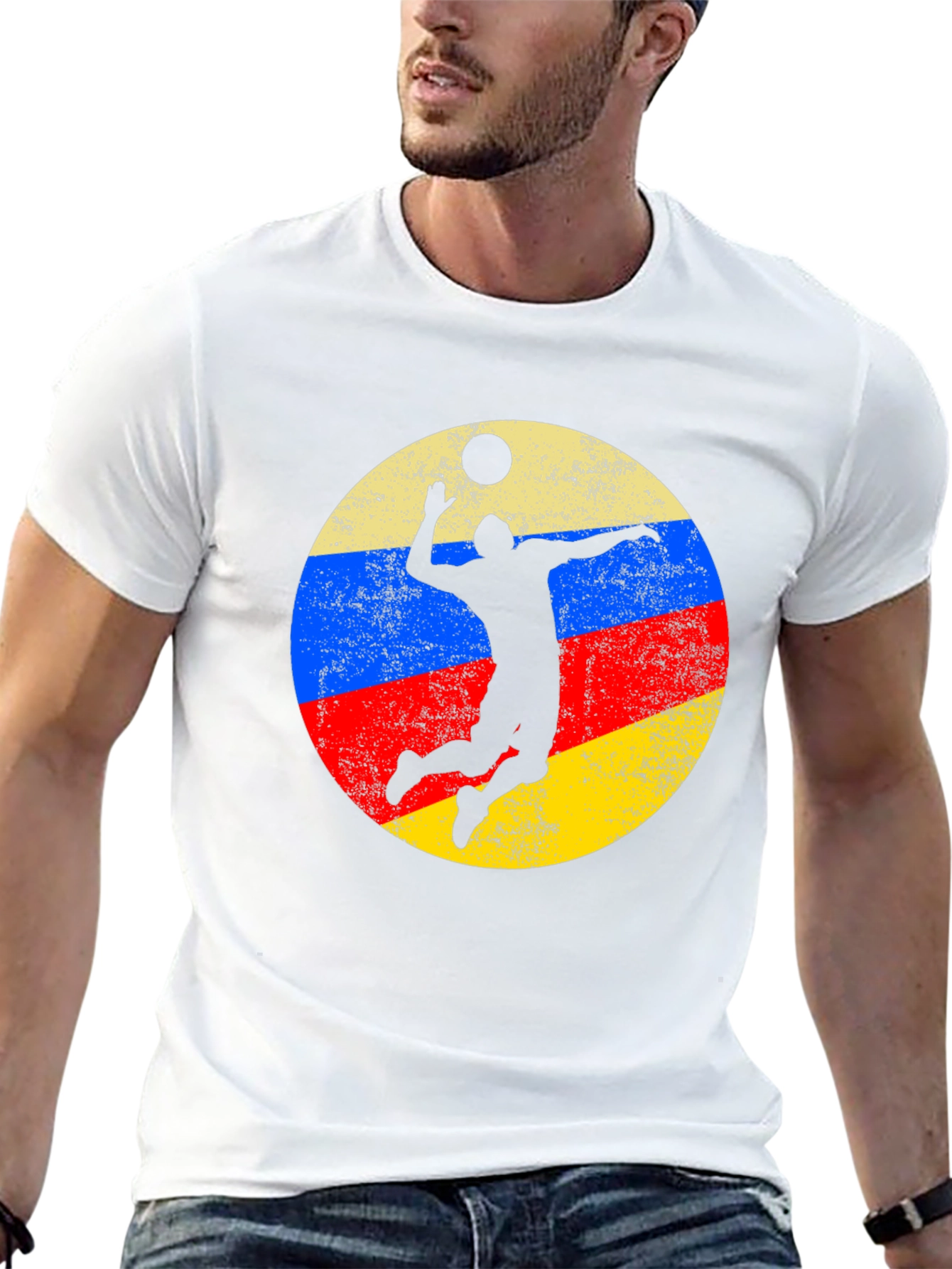 Volleyball Player Silhouette T-Shirt