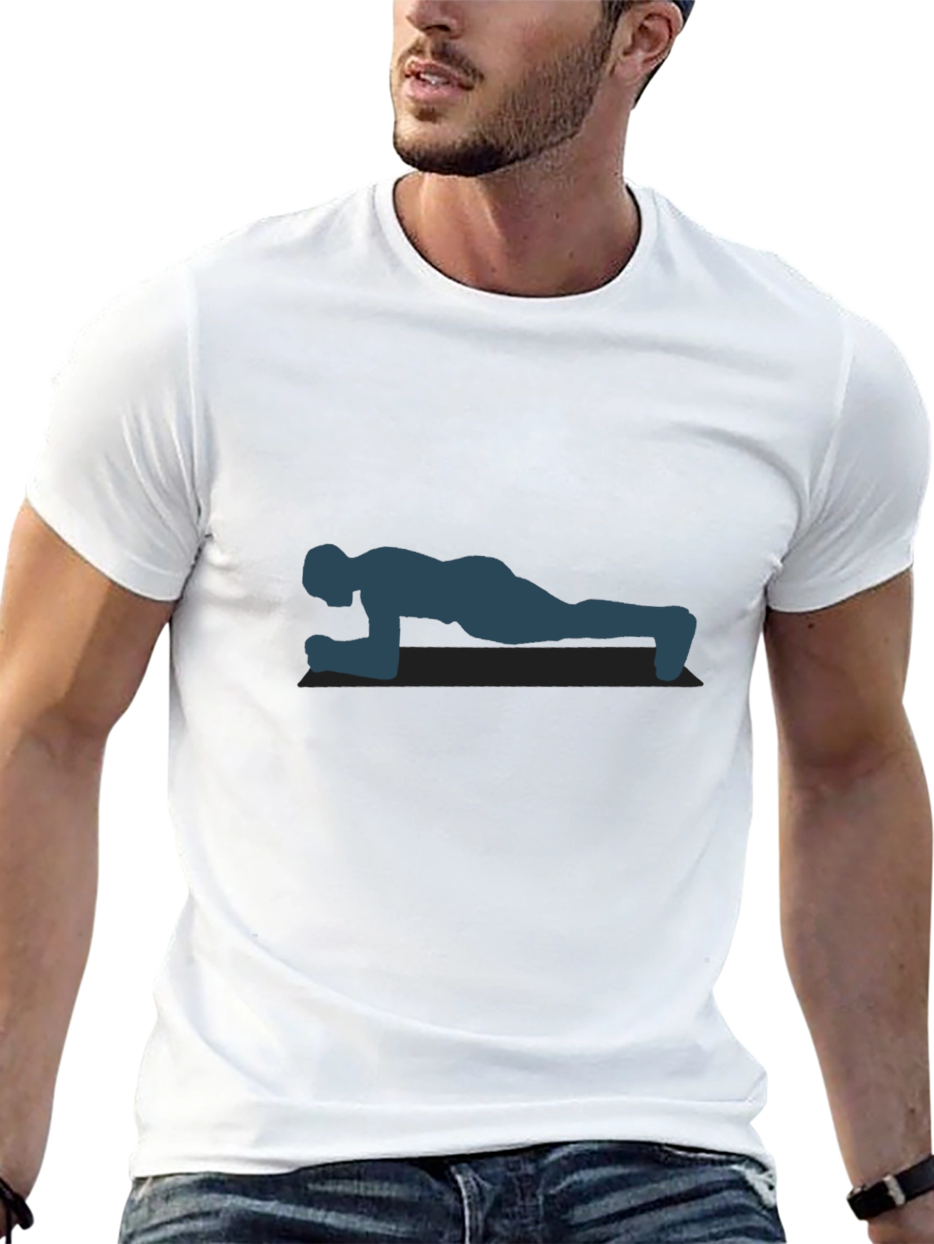 Fitness Plank Pose T-Shirt