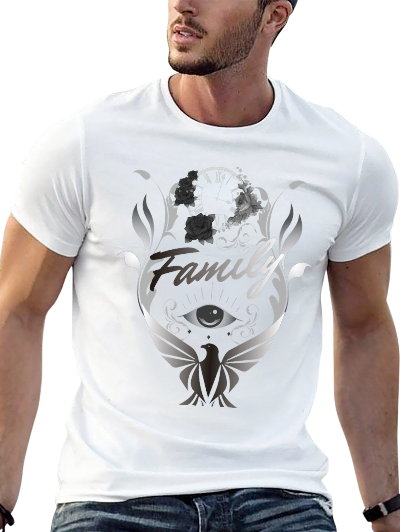 Family Emblem Graphic T-Shirt - Unisex Fashion Tee