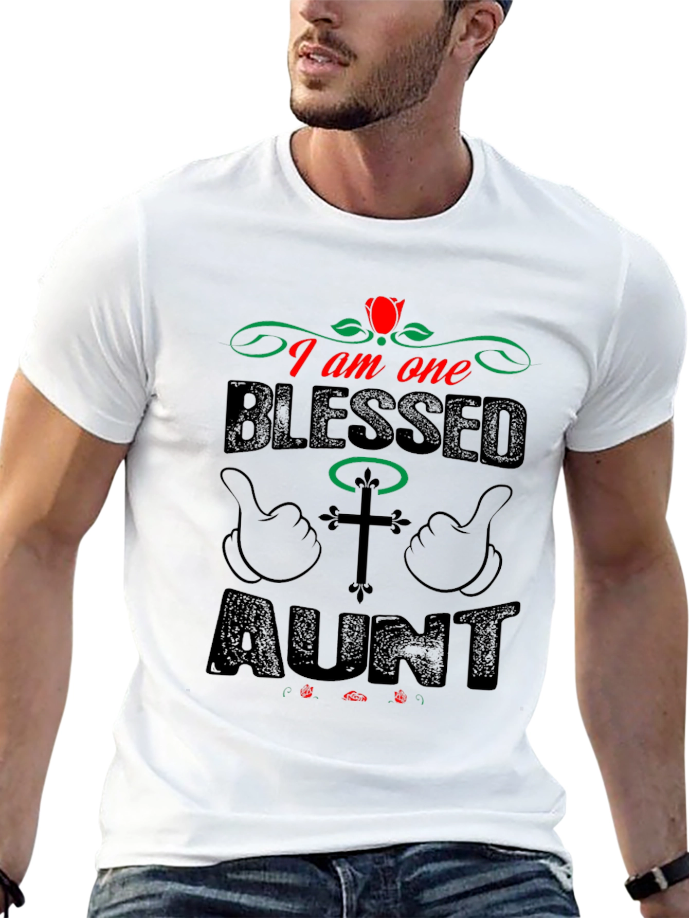 Blessed Aunt T-Shirt - Christian Family Gift