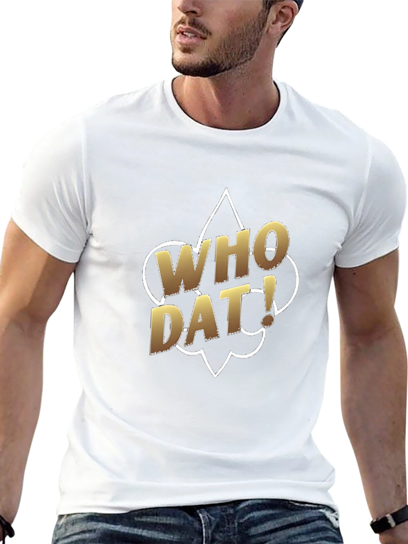 Who Dat! Black T-Shirt