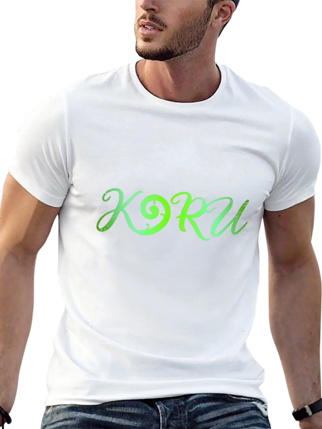 Koru Design Black T-Shirt