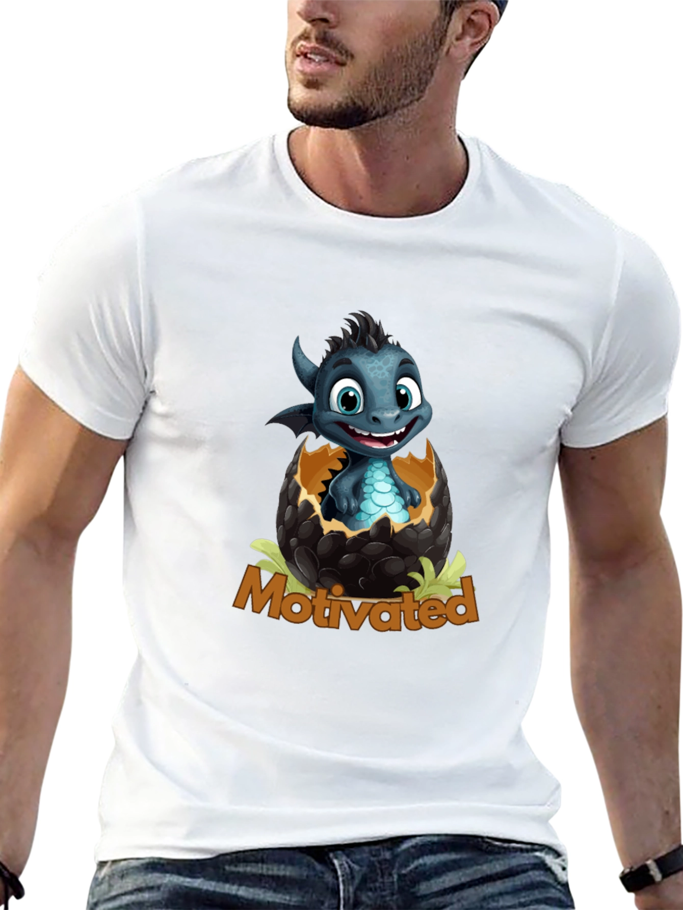 Motivated Baby Dragon Tee