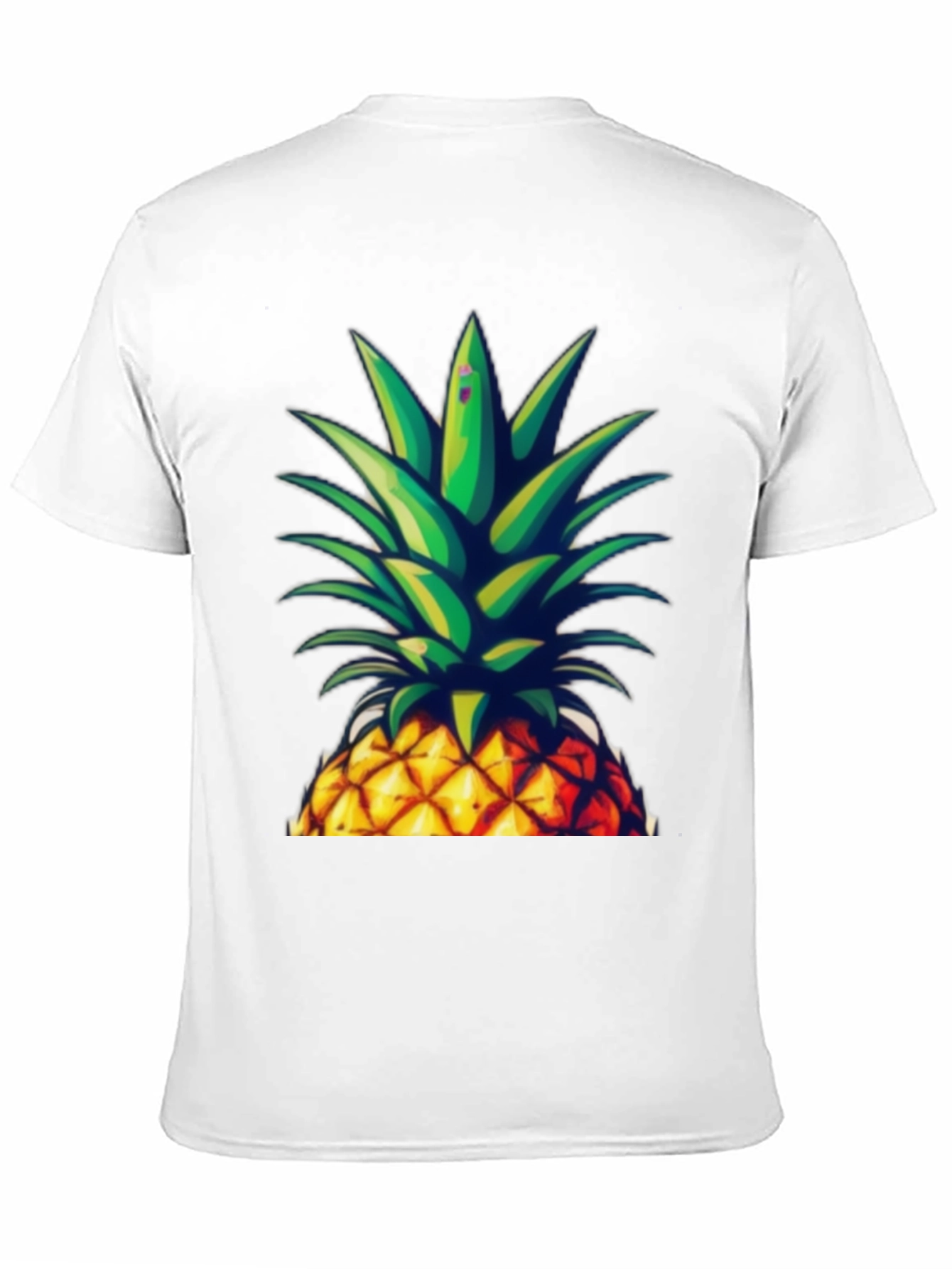 Pineapple Graphic Tee - Tropical Fruit Design