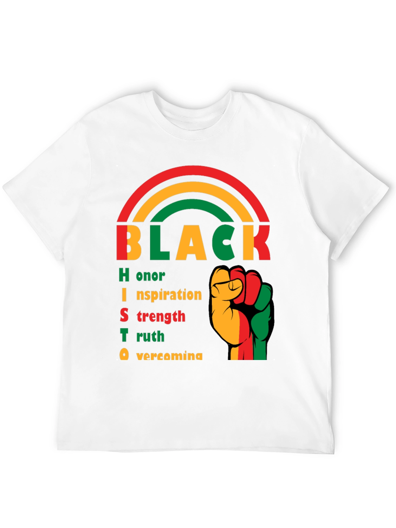 Black History Month Fist T-Shirt