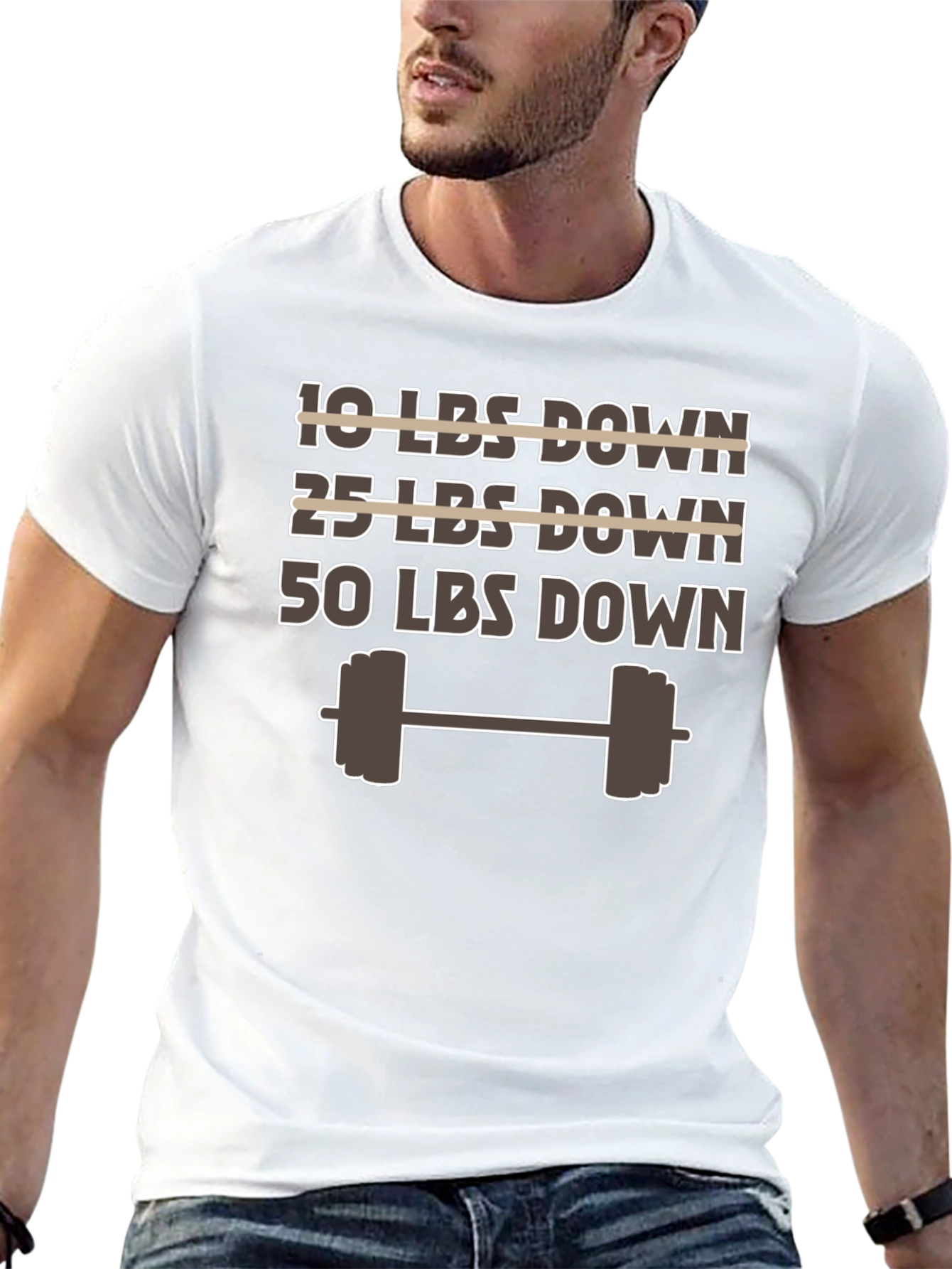 Weight Loss Goal Mens T-Shirt