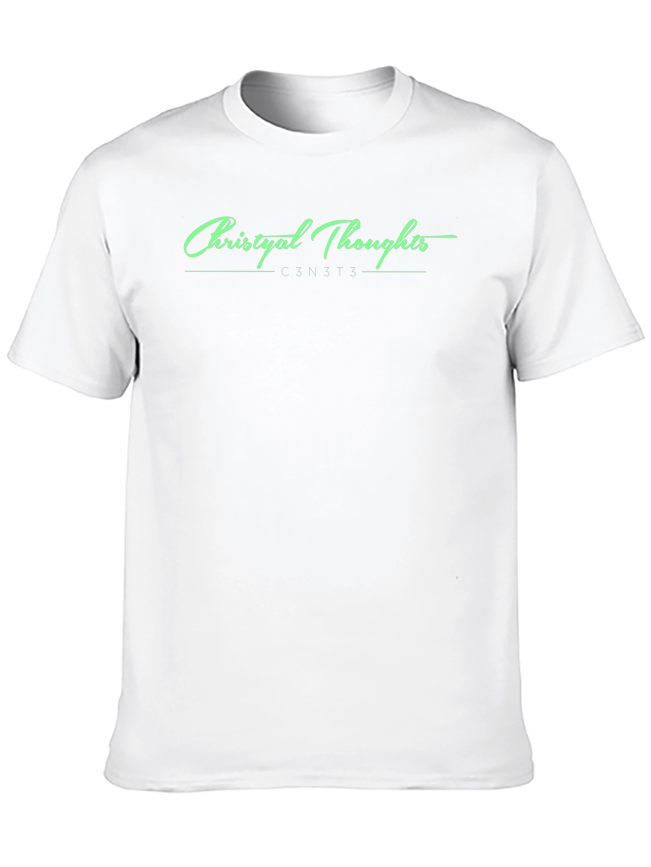 Christyal Thoughts Black T-Shirt