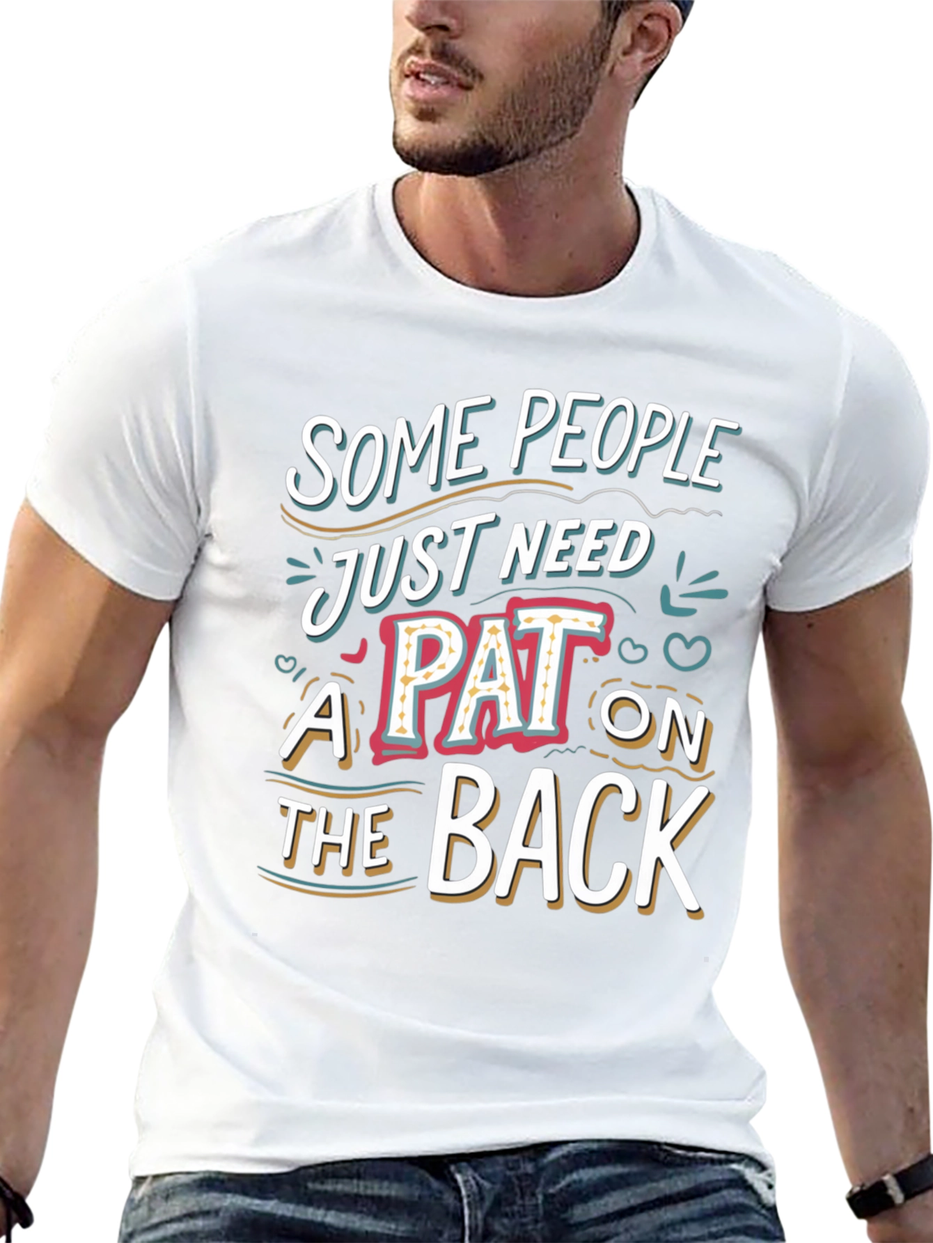 Funny Pat On The Back Graphic Tee