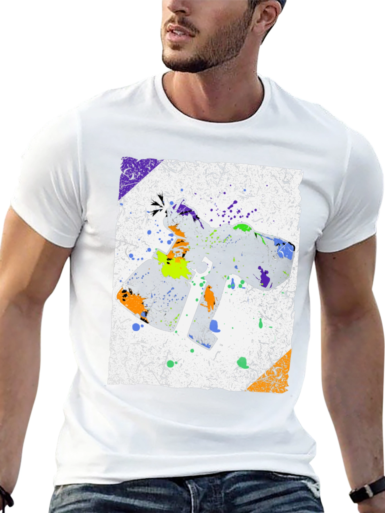 Spray Paint Gun Graphic Tee
