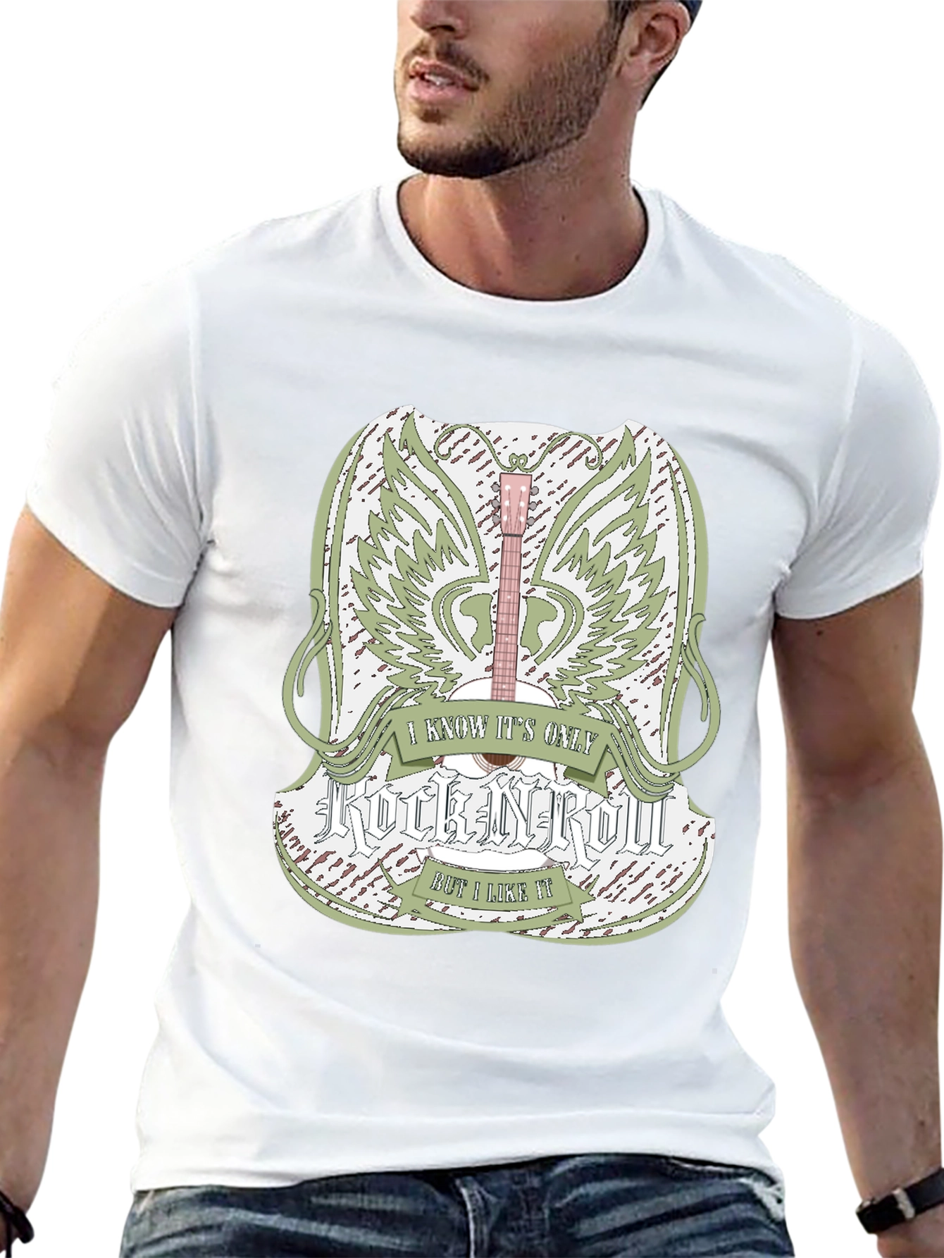 Rock and Roll Guitar T-Shirt - Music Lover Tee