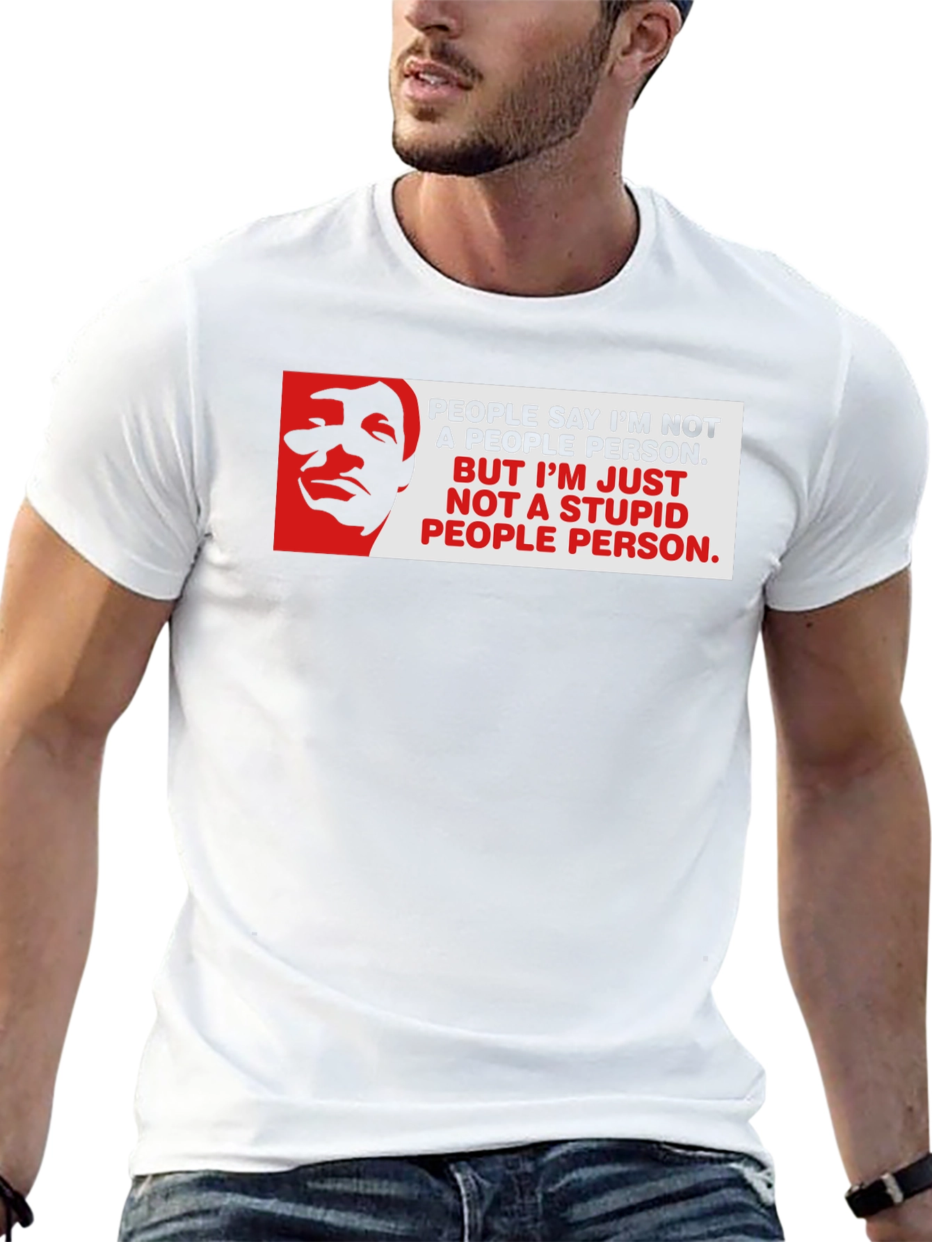 Funny Not a People Person Graphic T-Shirt