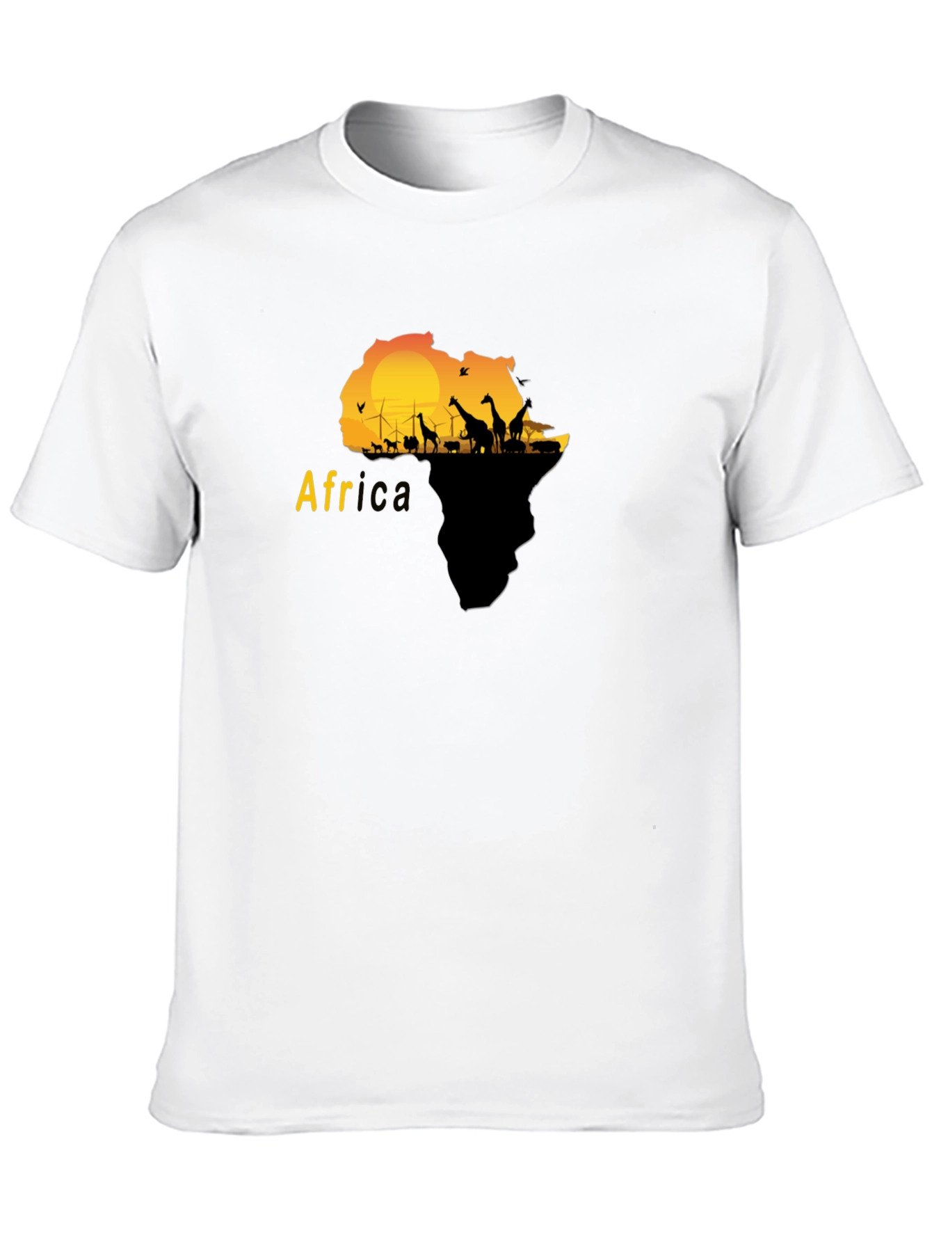 Africa Silhouette Graphic T-Shirt