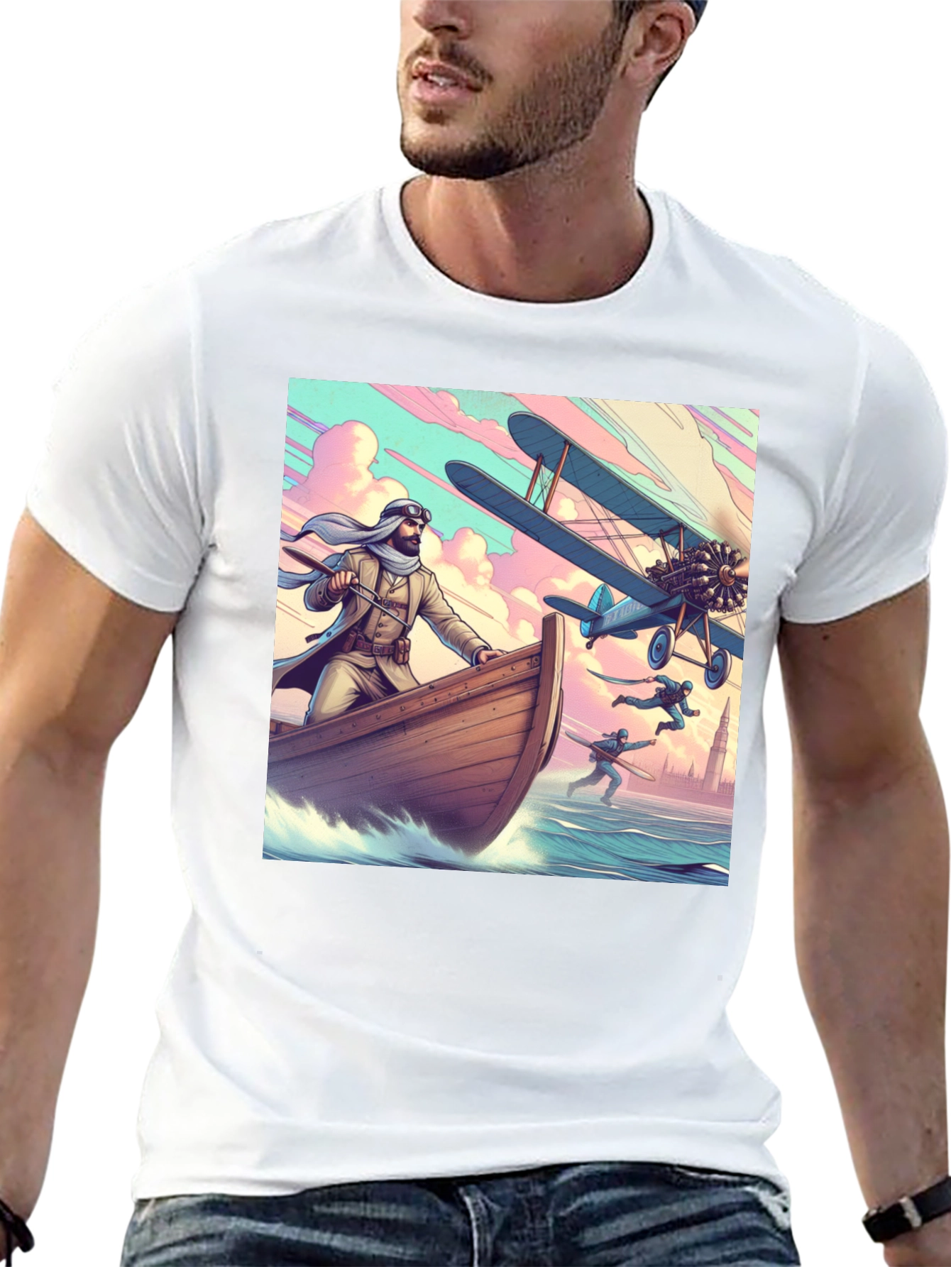 Adventure Print T-Shirt - Unique Graphic Tee