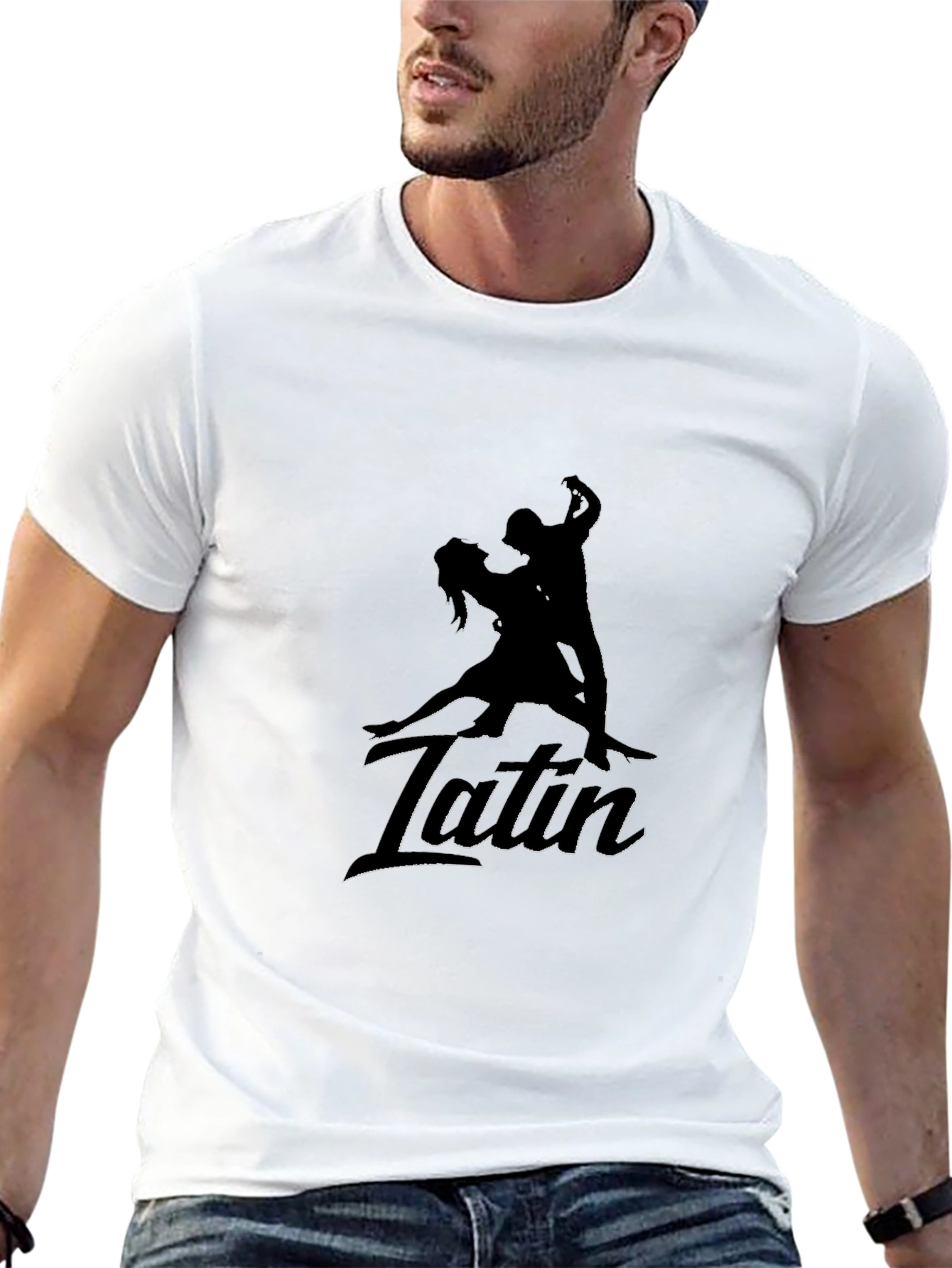 Latin Dance Silhouette Graphic Tee