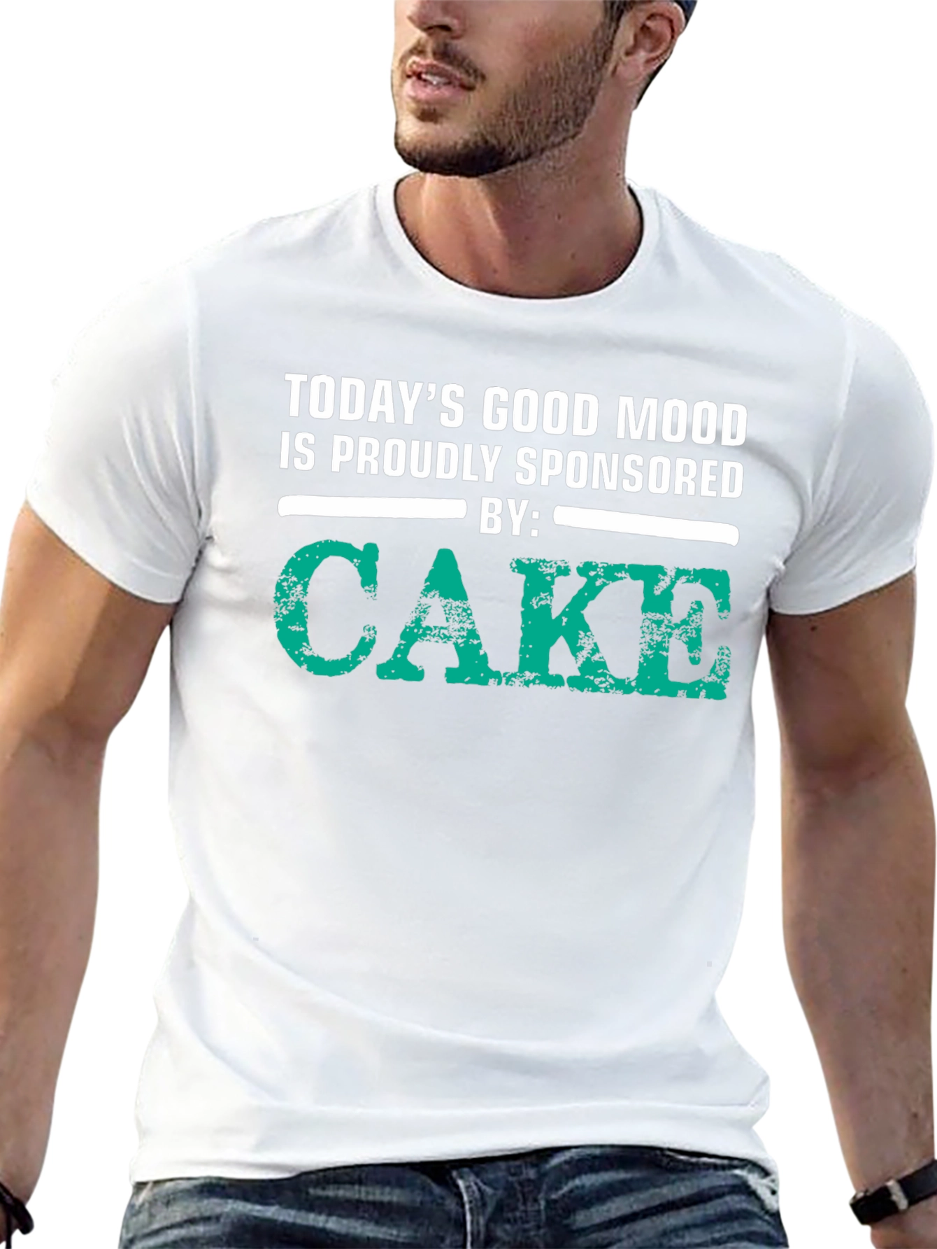 Cake Sponsored Good Mood Graphic Tee
