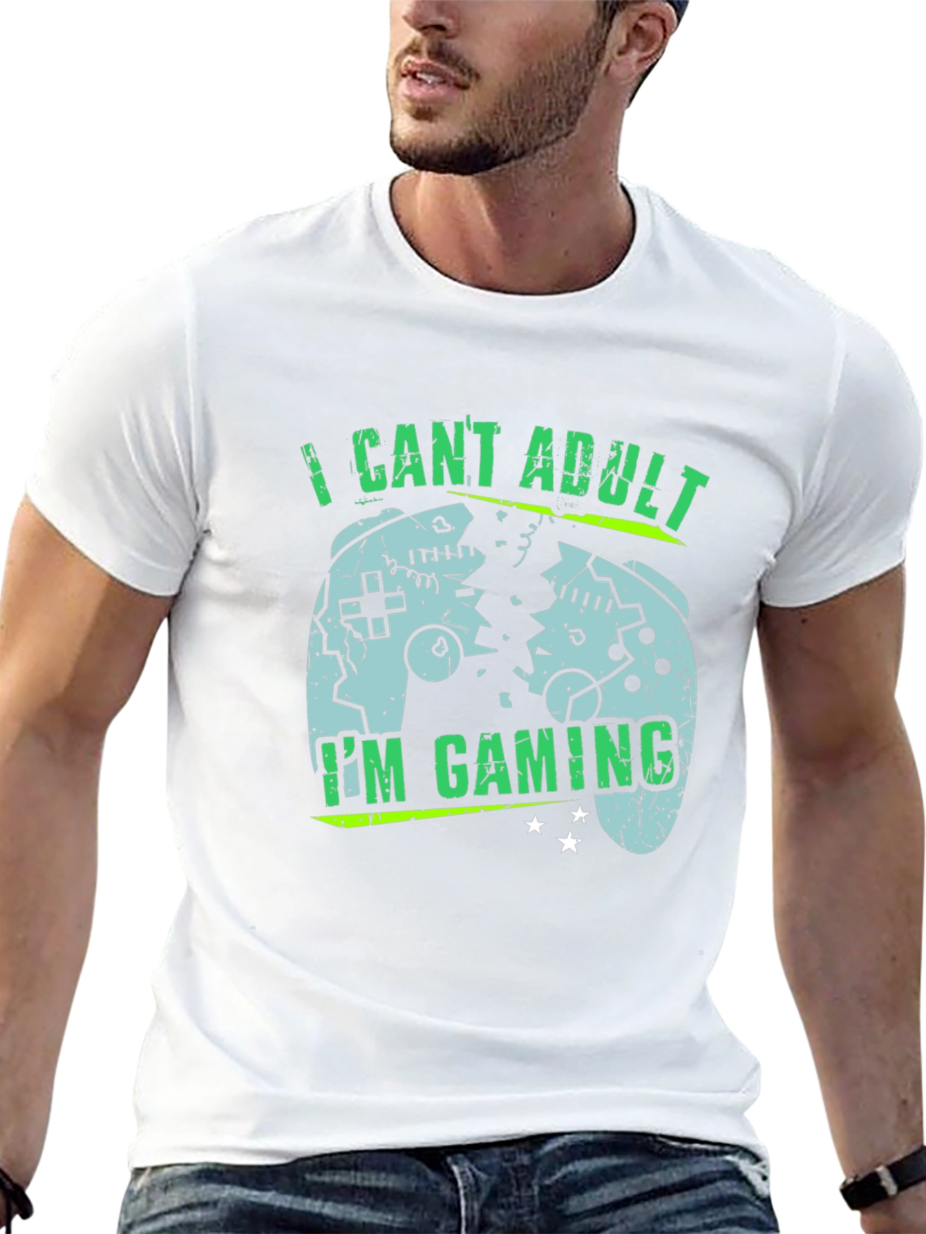 I Cant Adult Im Gaming T-Shirt