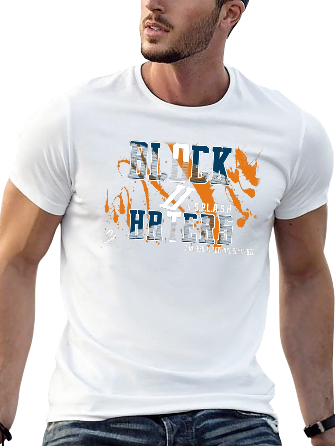 Block Haters Black Graphic Tee