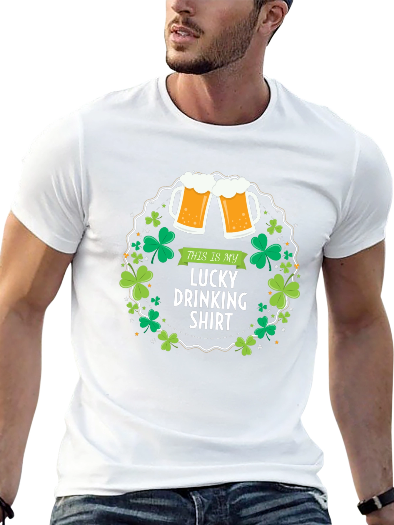 Lucky Drinking Shirt St. Patricks Day T-Shirt
