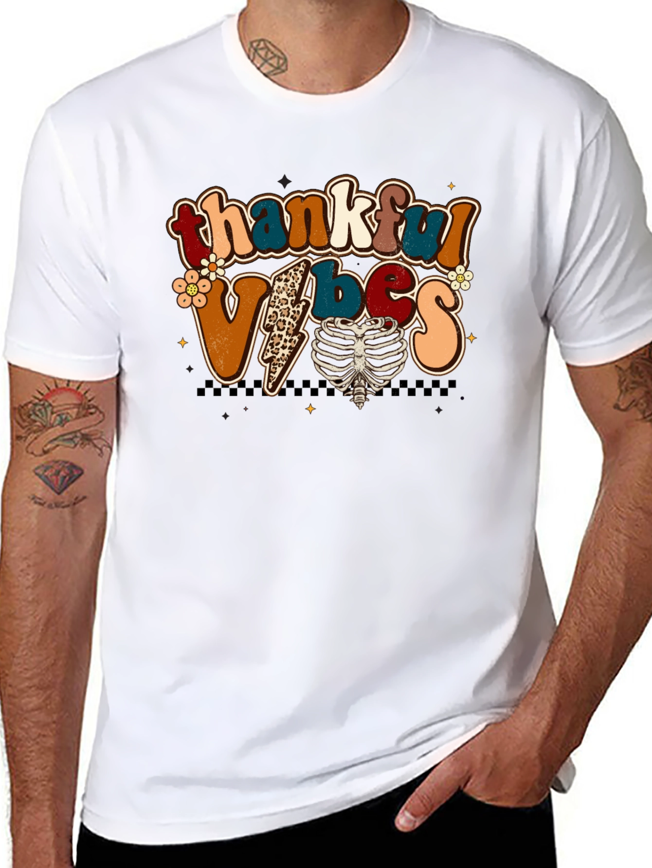 Thankful Vibes Halloween T-Shirt