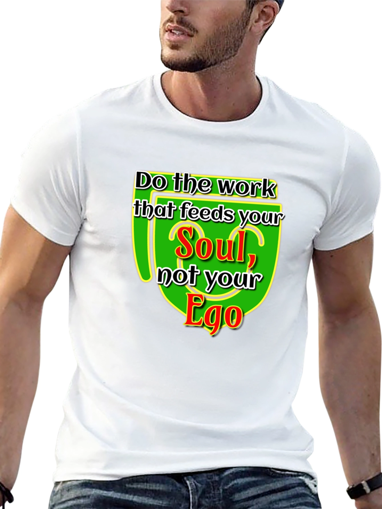 Soul Over Ego Graphic Tee - Motivational T-Shirt