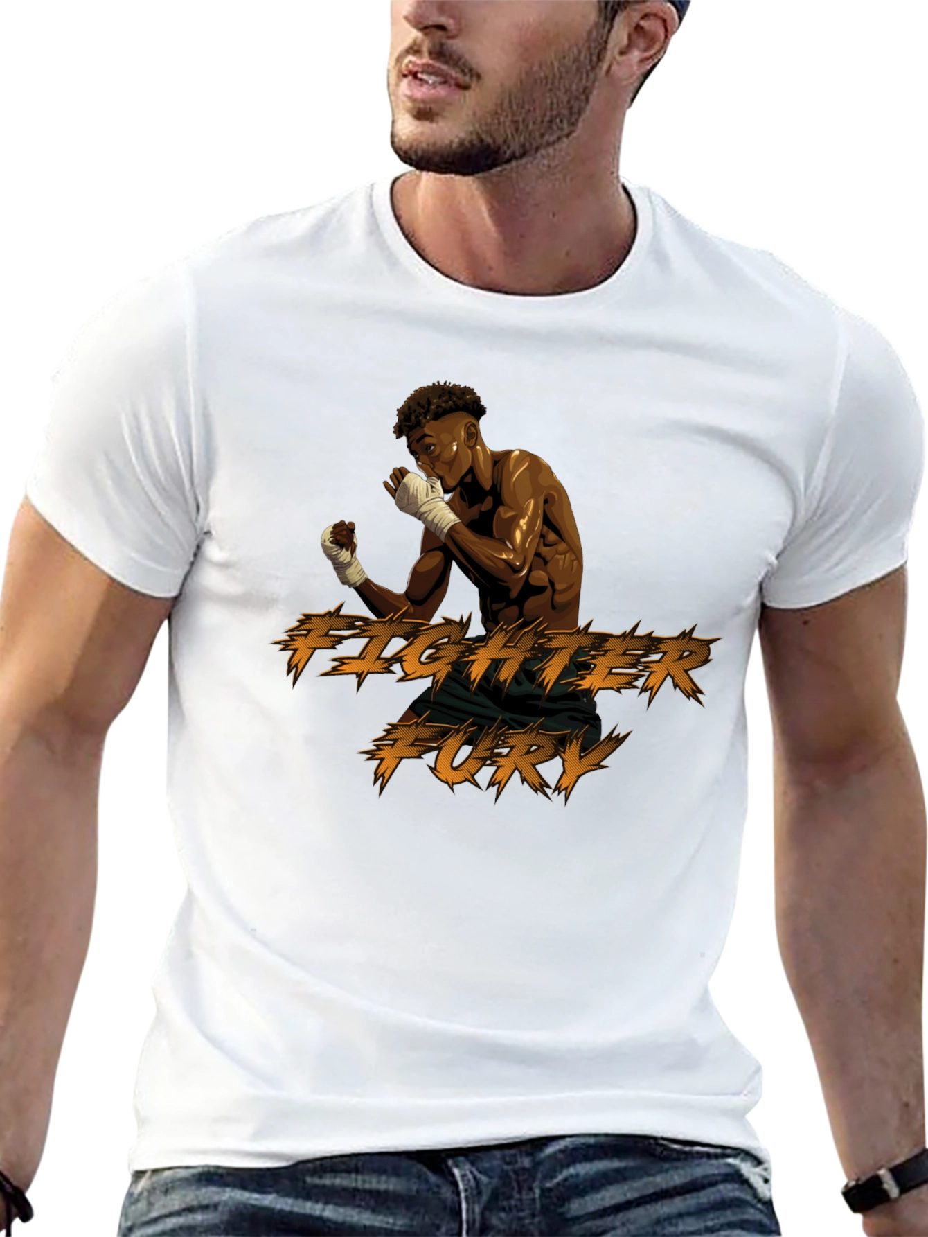 Fighter Fury Graphic T-Shirt