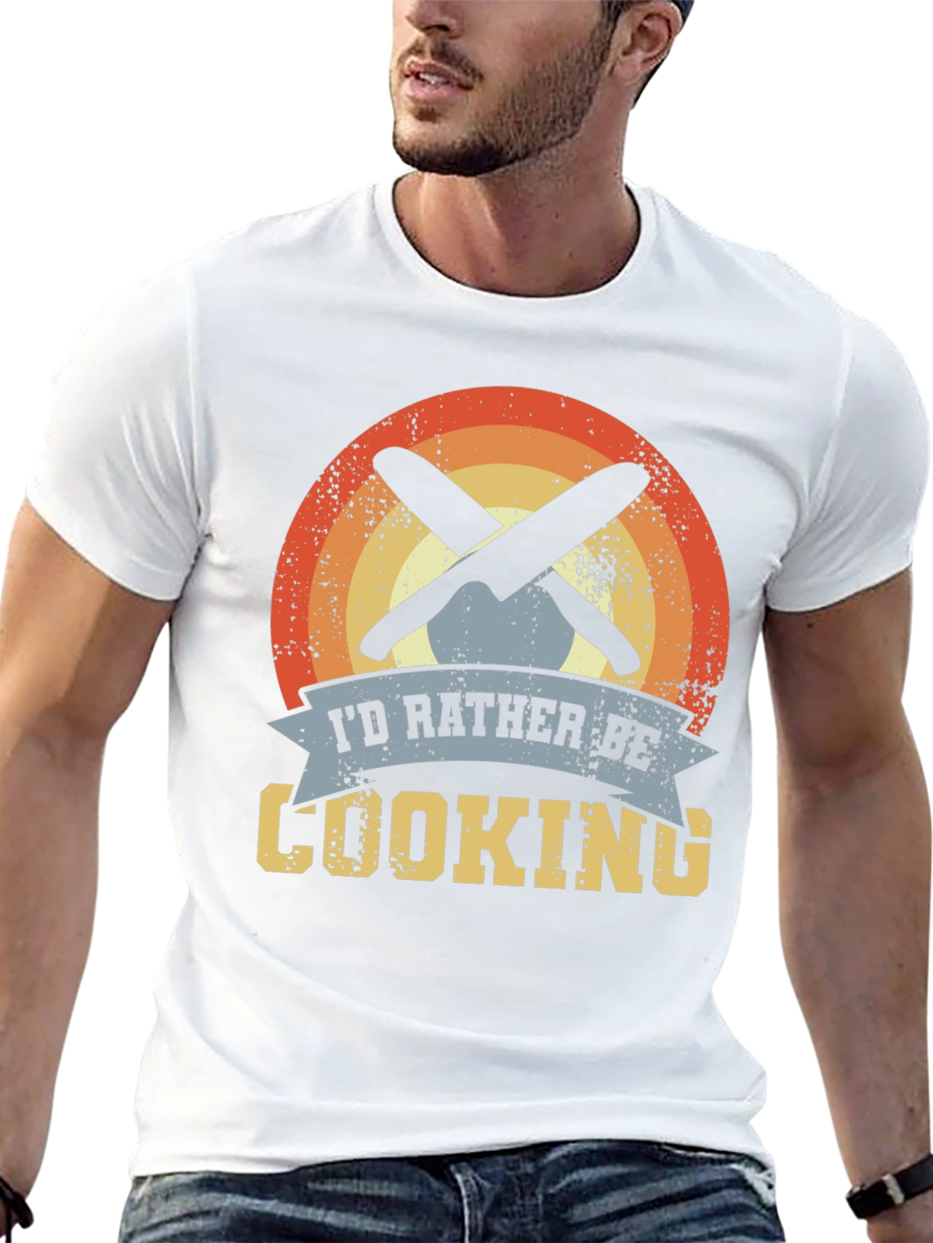 Id Rather Be Cooking T-Shirt