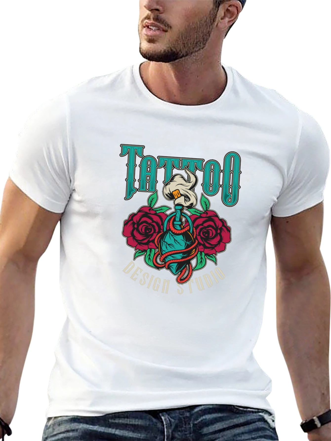 Tattoo Design Studio Graphic T-Shirt