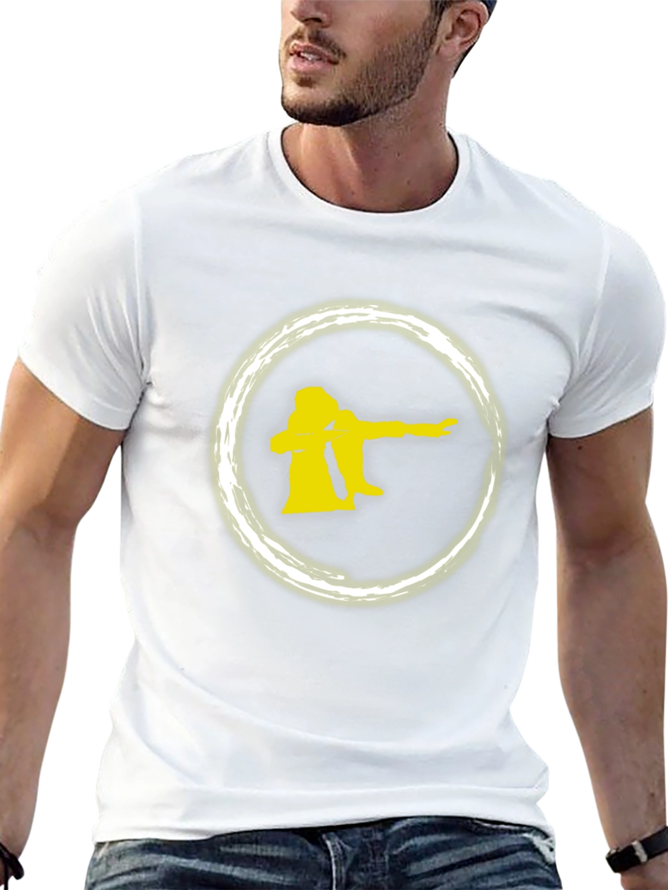 Dab Dance Graphic Tee - Trendy Black T-Shirt