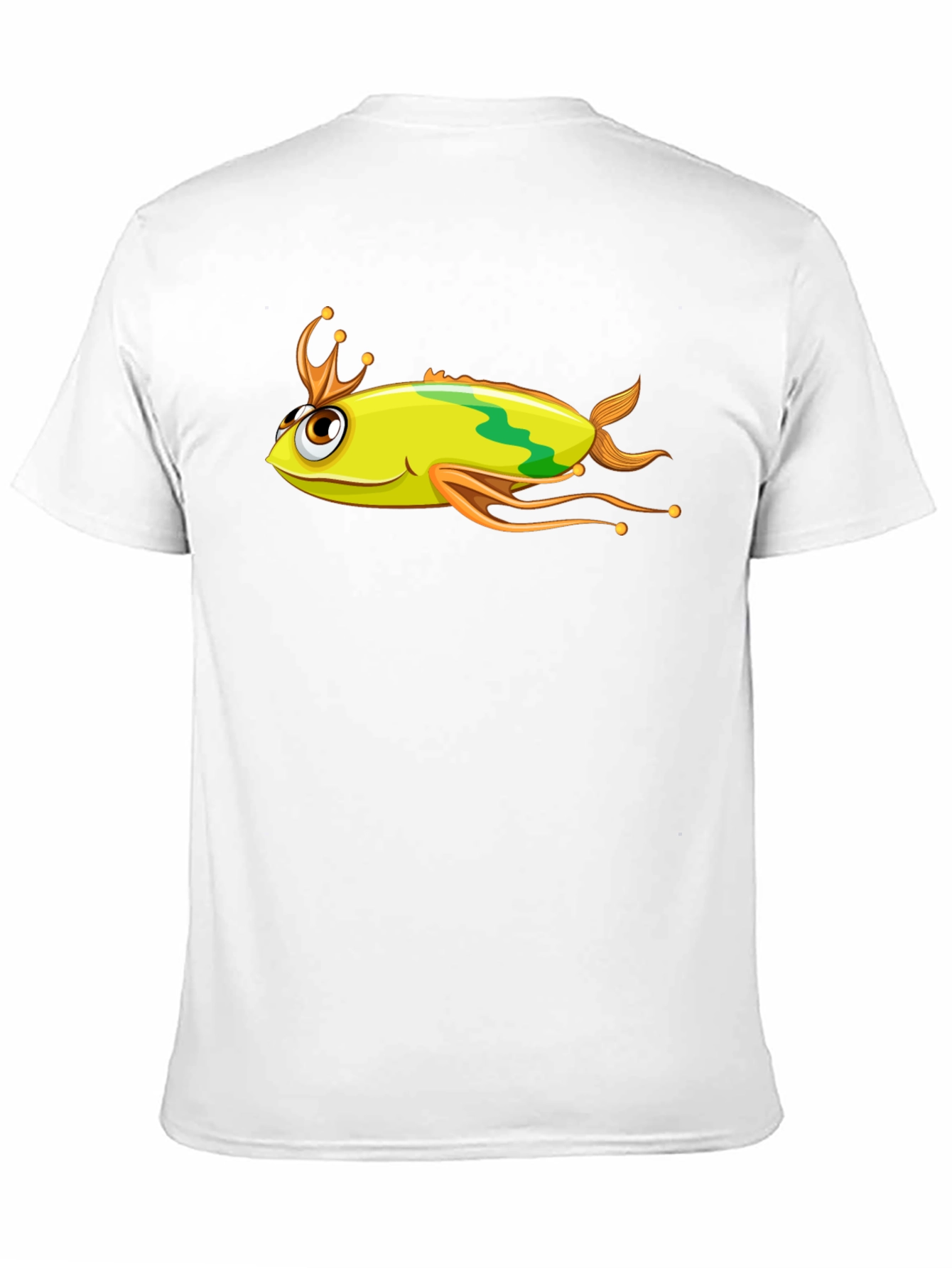 Novelty Fish Graphic Black T-Shirt