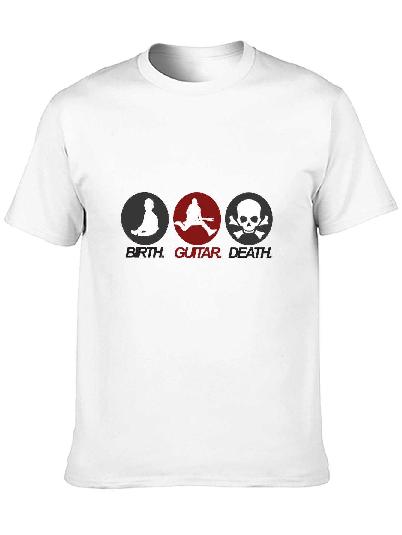 Birth Guitar Death Graphic T-Shirt