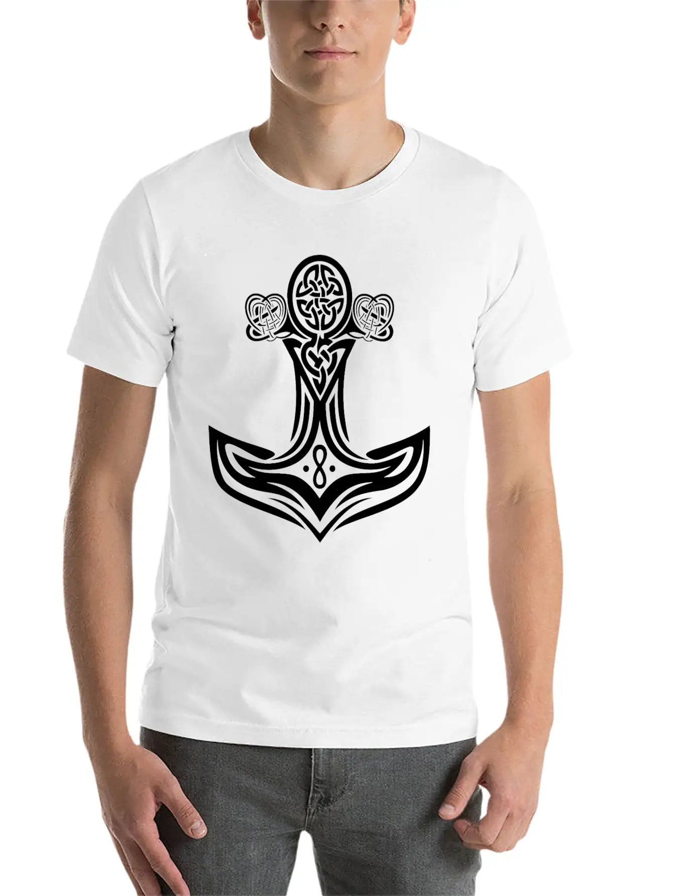 Mjolnir Thors Hammer Lightning Thunder Unisex Casual T-Shirt – Clean Design For Daily Comfort