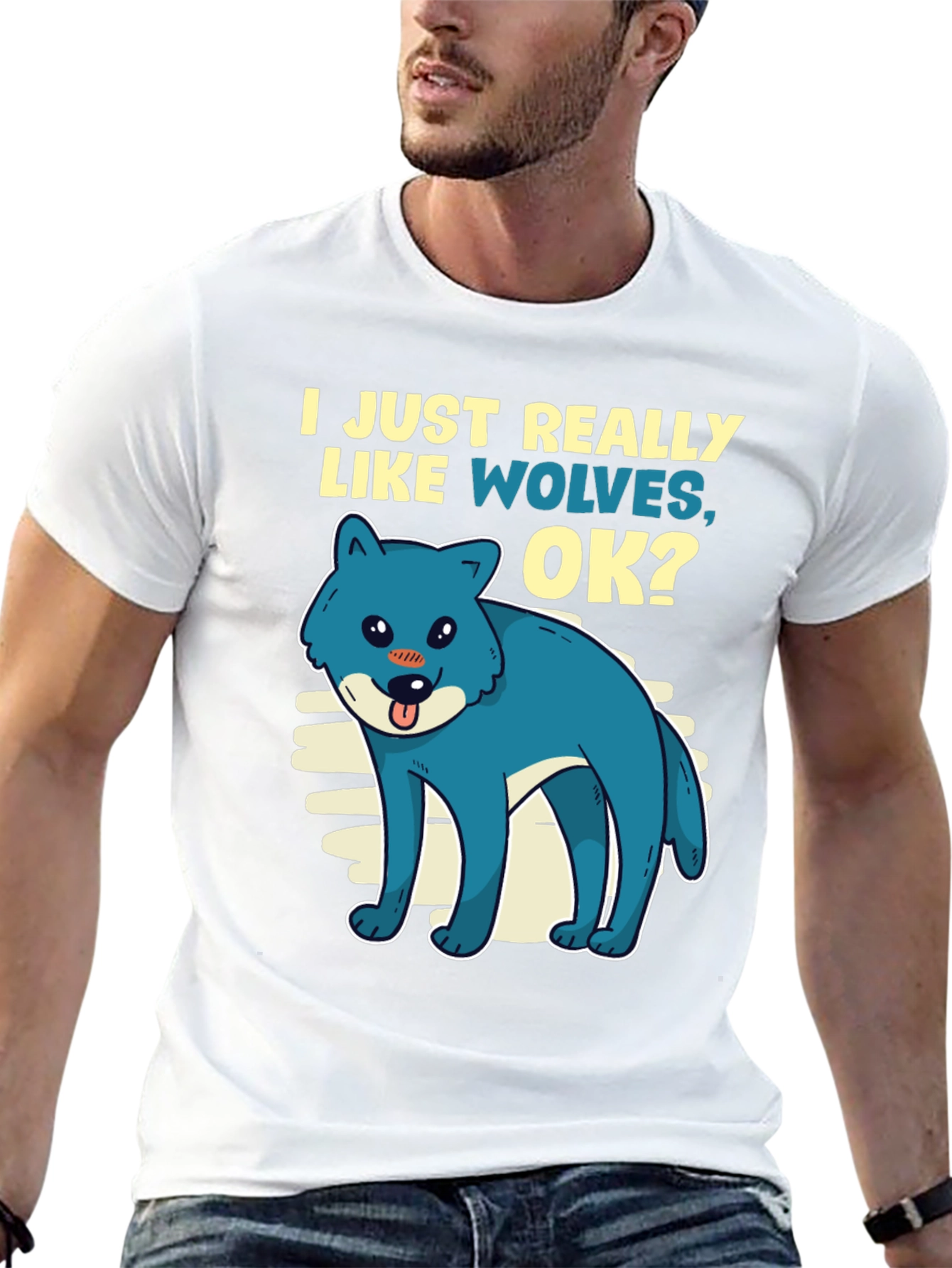 I Just Really Like Wolves OK? T-Shirt