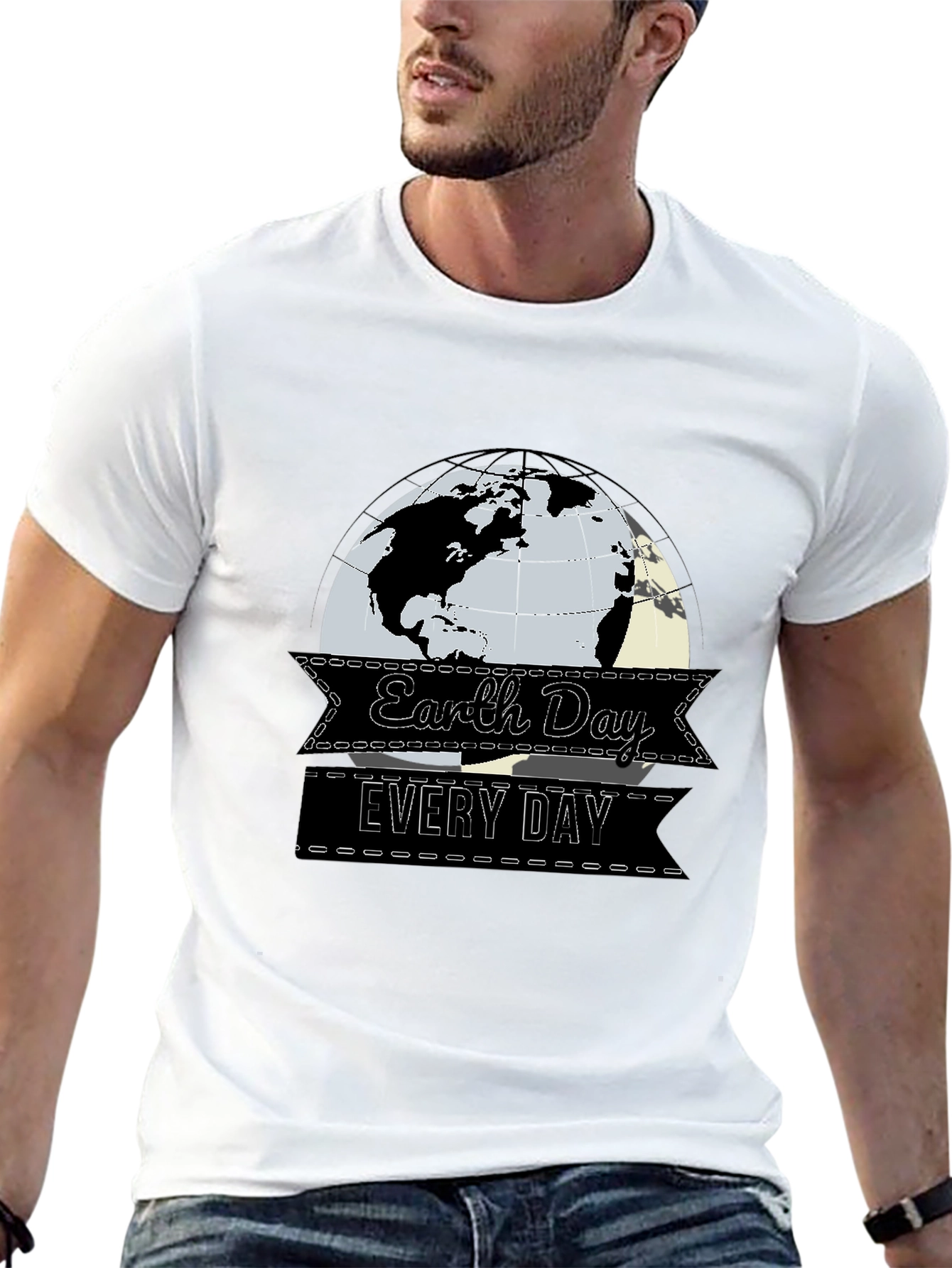Earth Day Every Day T-Shirt - Black