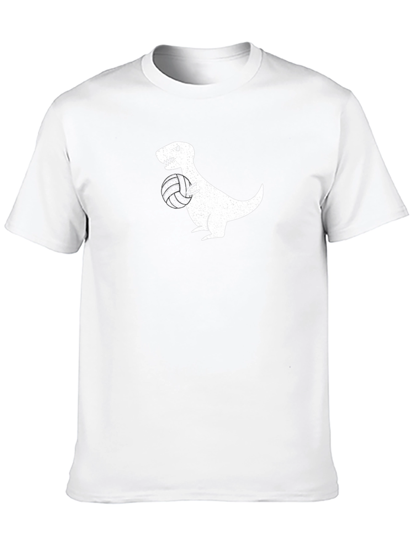 Dino Volleyball T-Shirt - Black