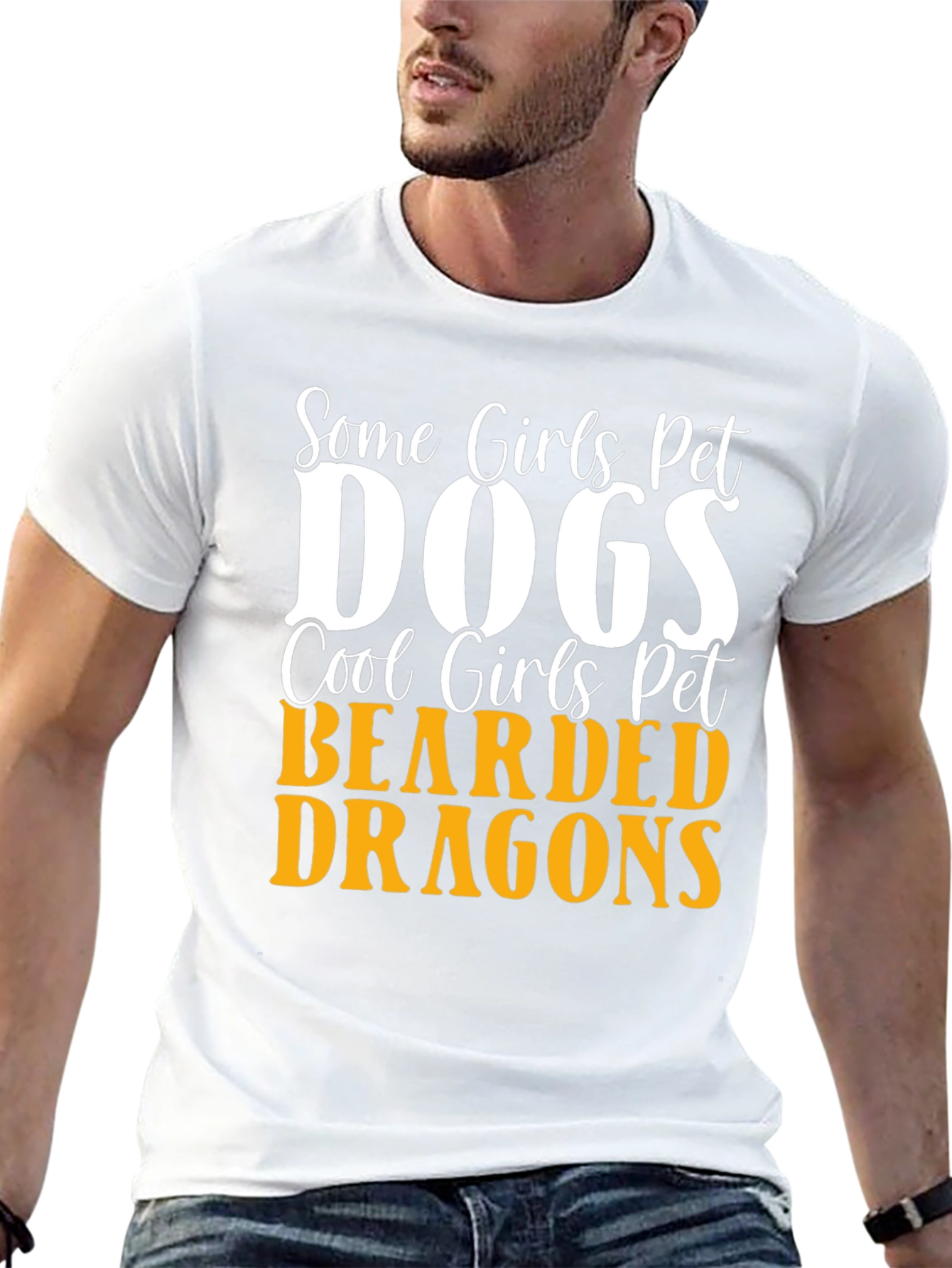 Cool Girls Pet Bearded Dragons Graphic Tee
