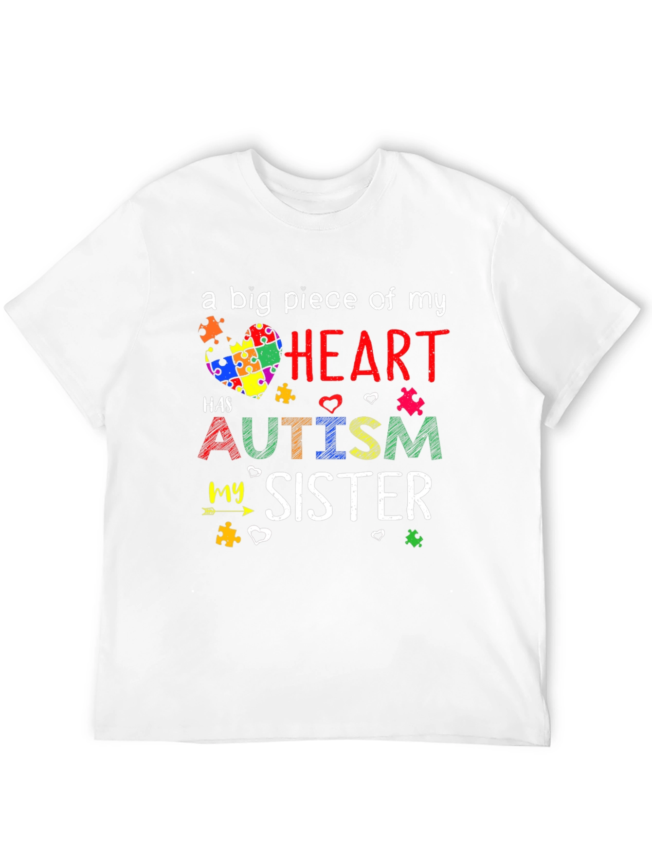 Autism Awareness Sister T-Shirt