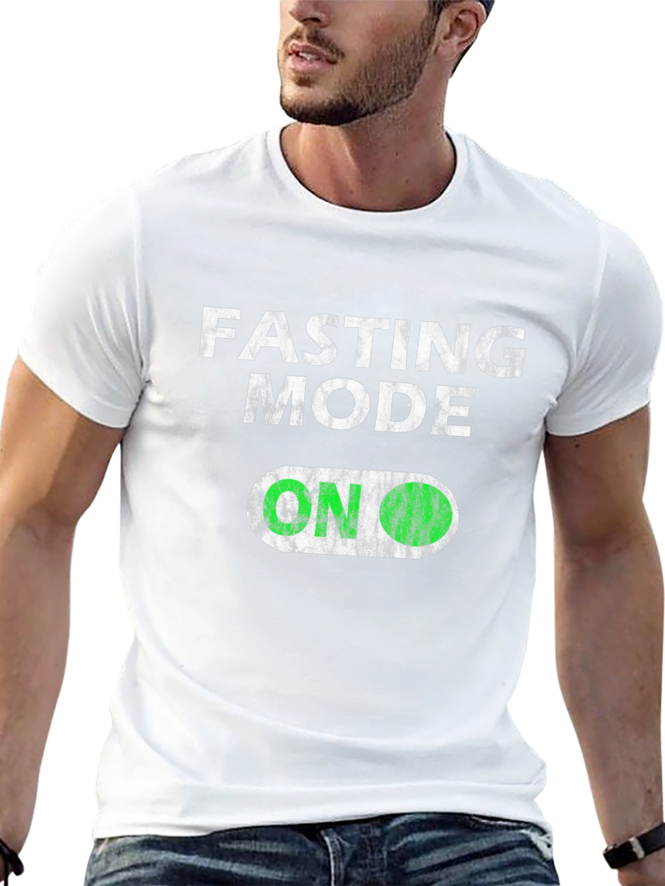 Fasting Mode On T-Shirt - Trendy Graphic Tee