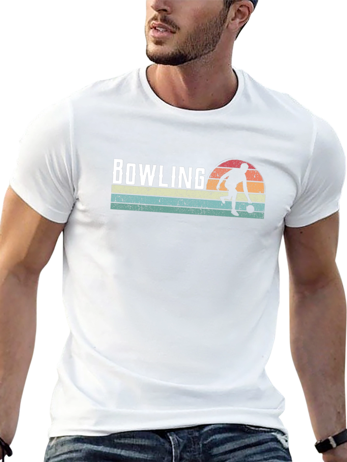 Retro Bowling T-Shirt - Strike a Style!