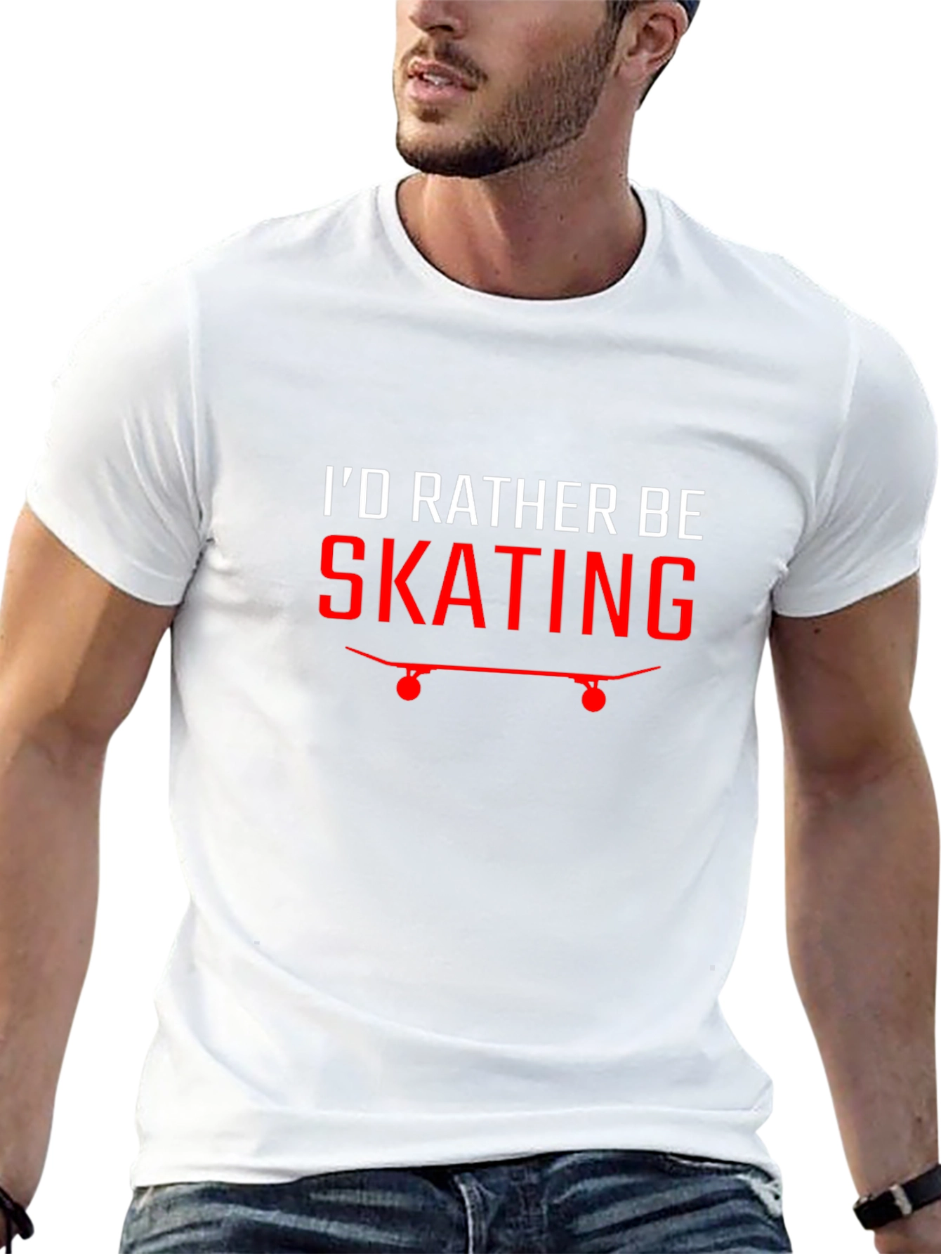 Skating T-Shirt - Id Rather Be Skating
