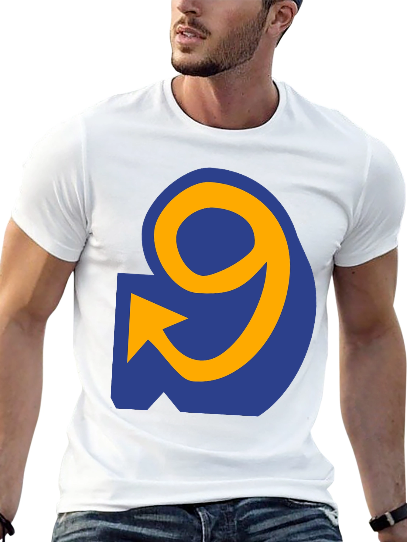 Directional Number 9 Graphic T-Shirt