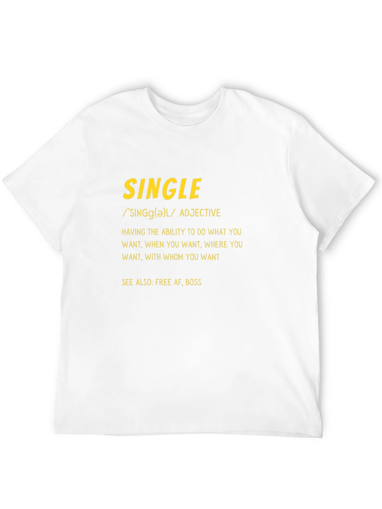 Single Definition Graphic T-Shirt