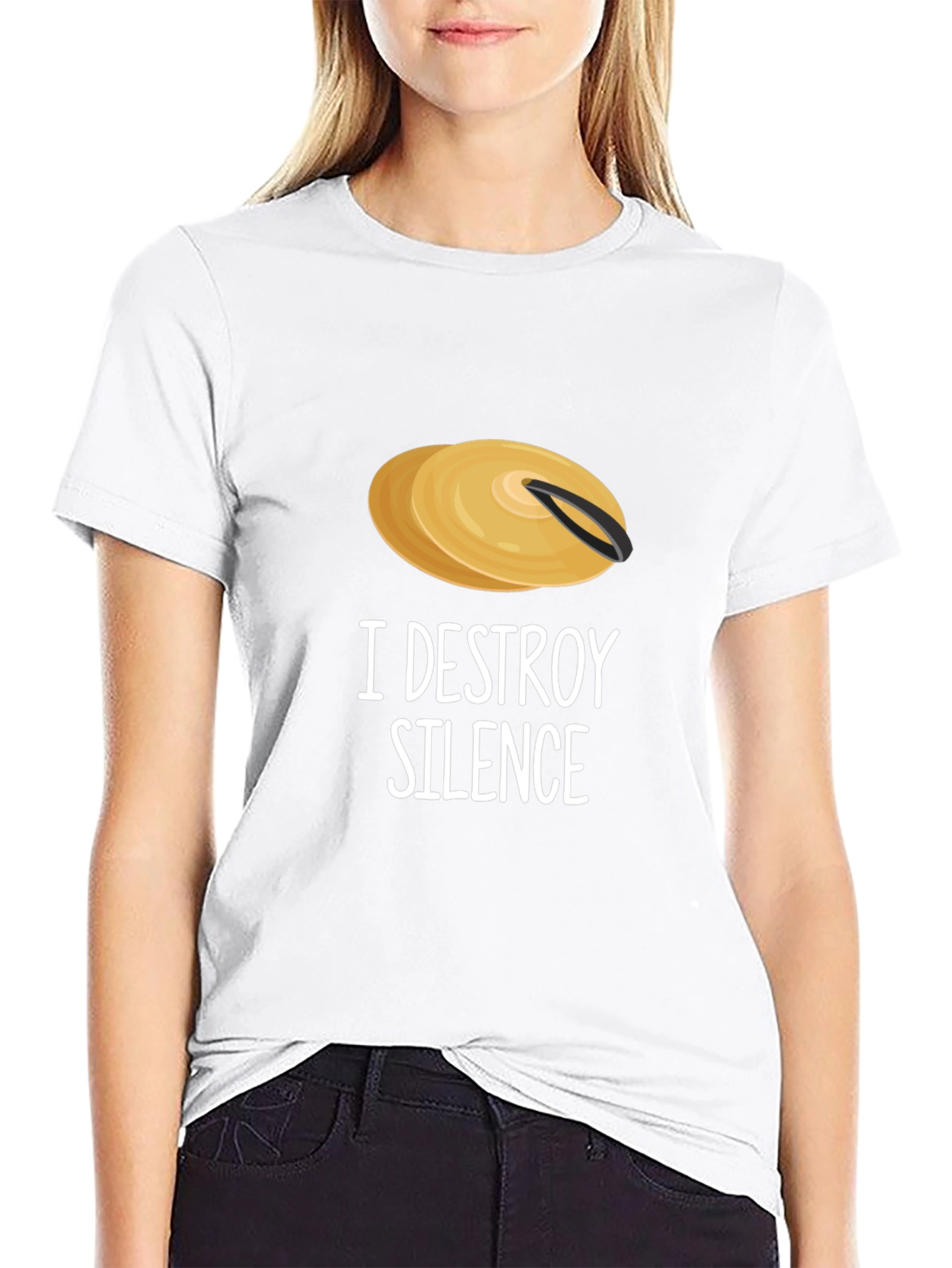 I Destroy Silence Cymbal T-Shirt