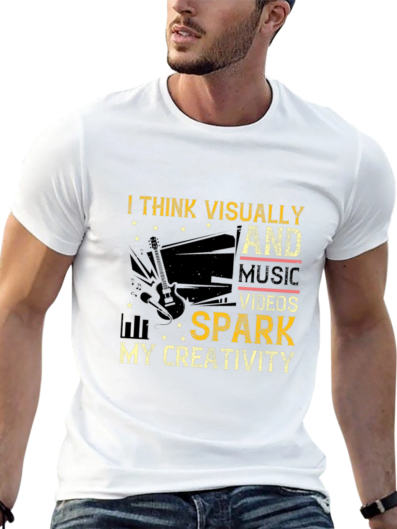Visually Inspired Graphic T-Shirt