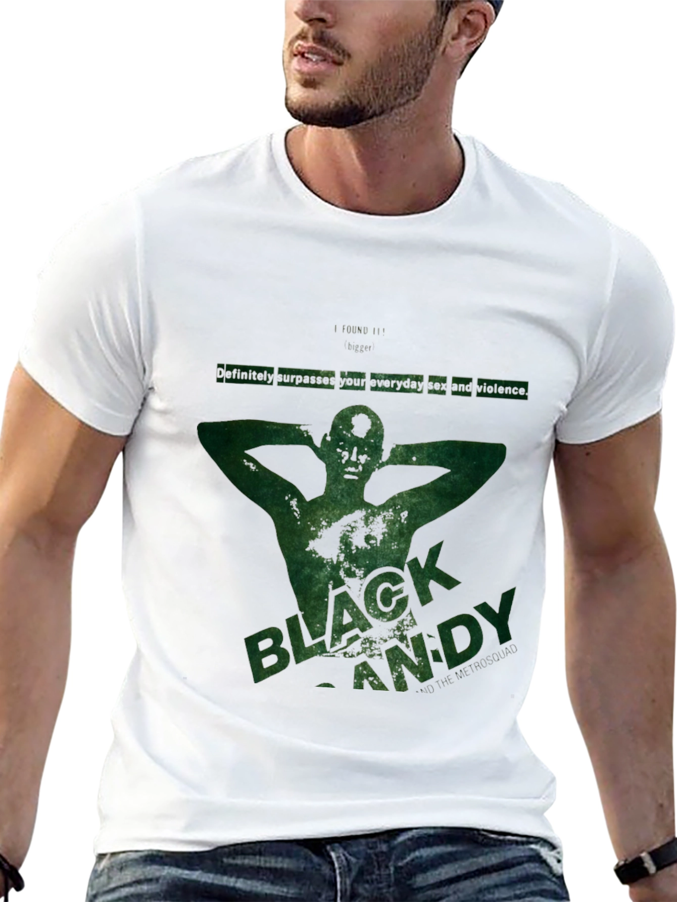 Black Andy Tee - Urban Graphic Print T-Shirt