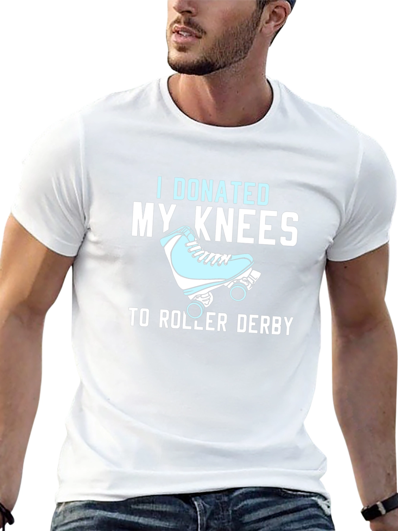 Roller Derby Knee Donation T-Shirt