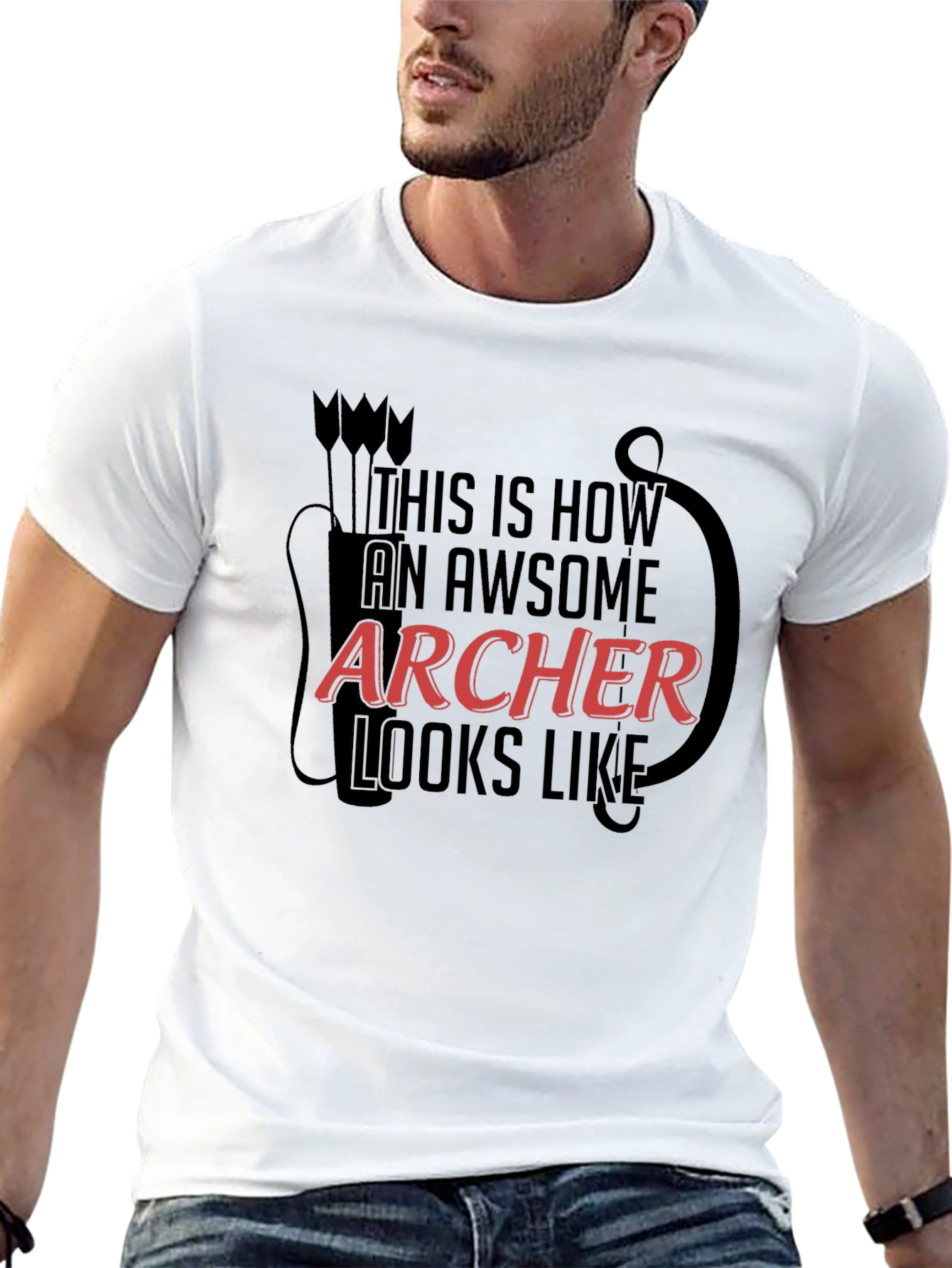 Awesome Archer T-Shirt - Black